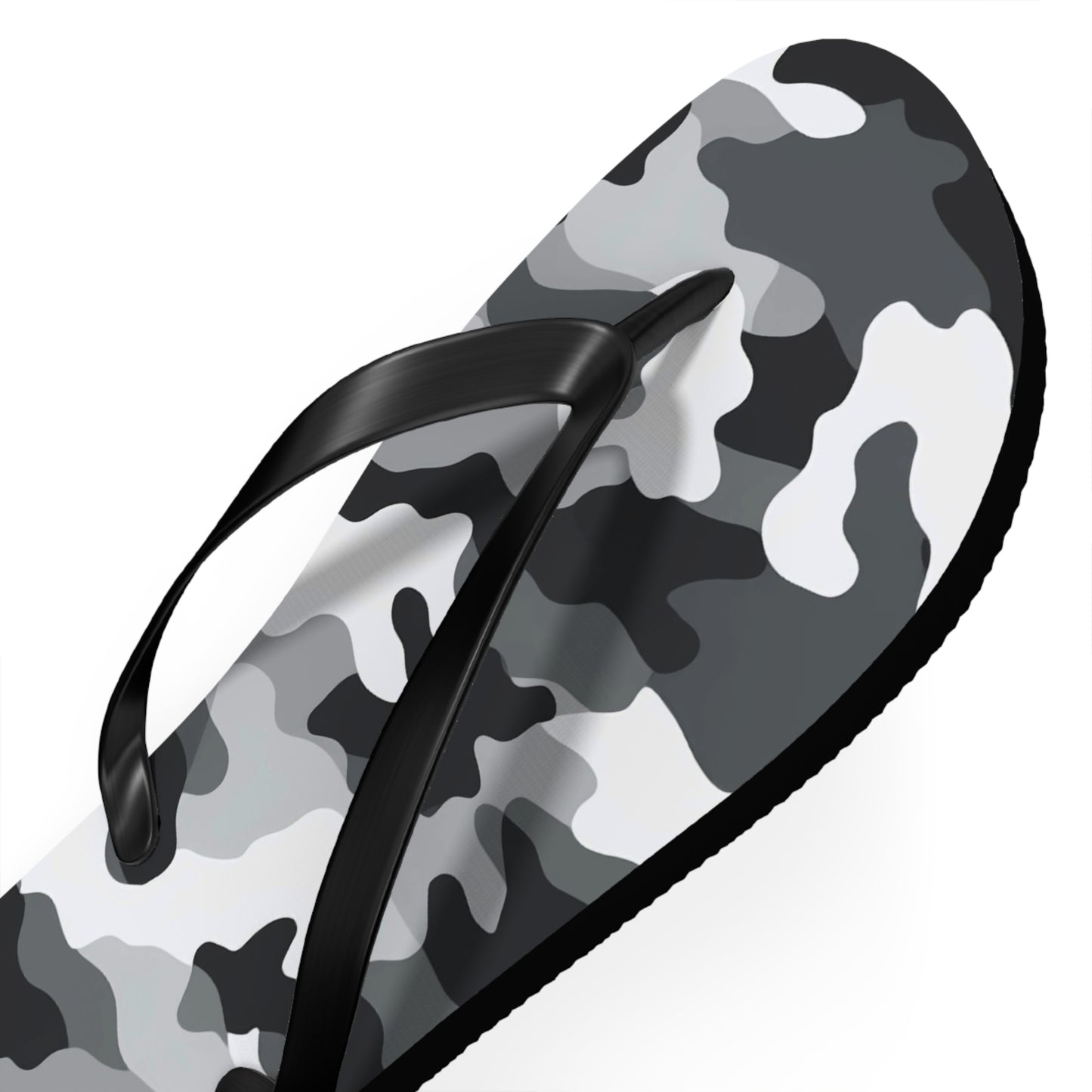 White Camo Flip Flops