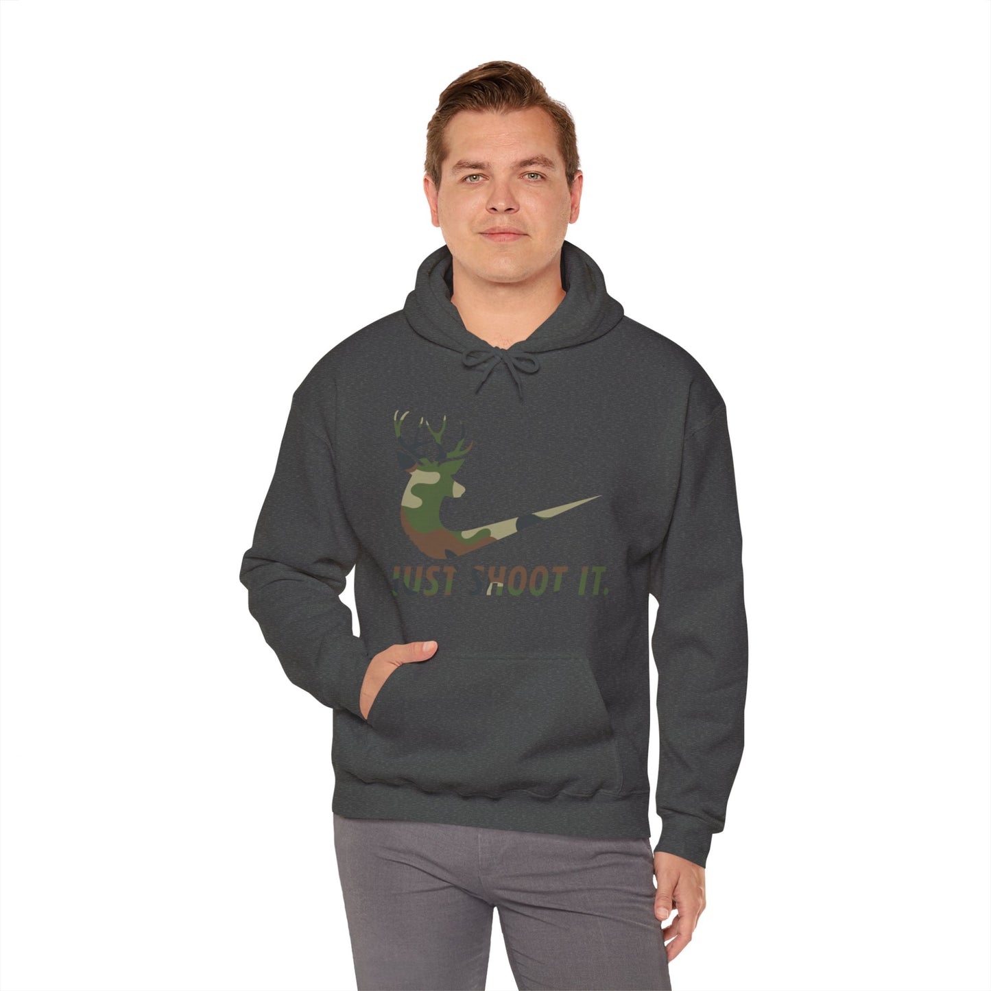 Just Shoot it Camo Hooded Sweatshirt