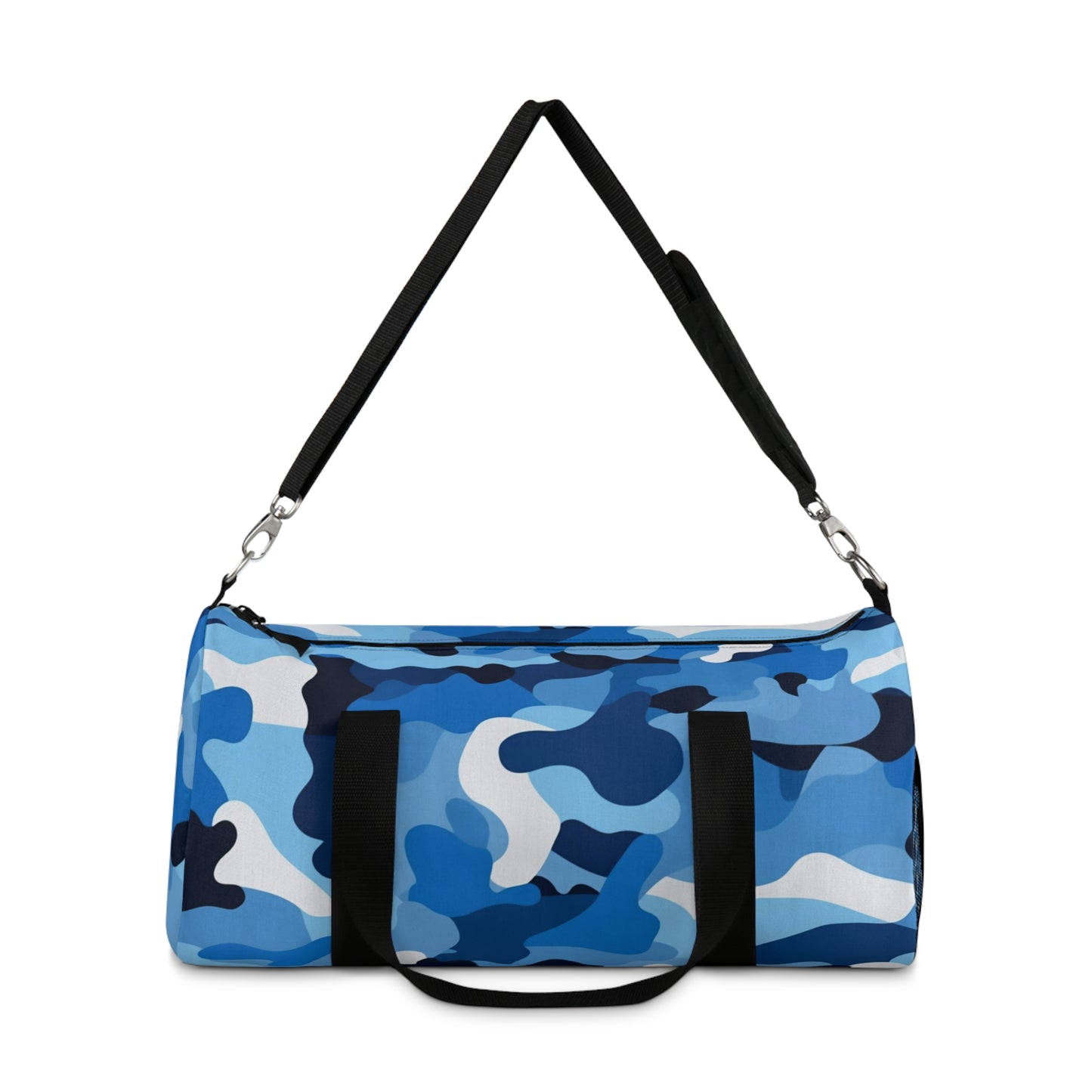 Blue Camo Duffel Bag