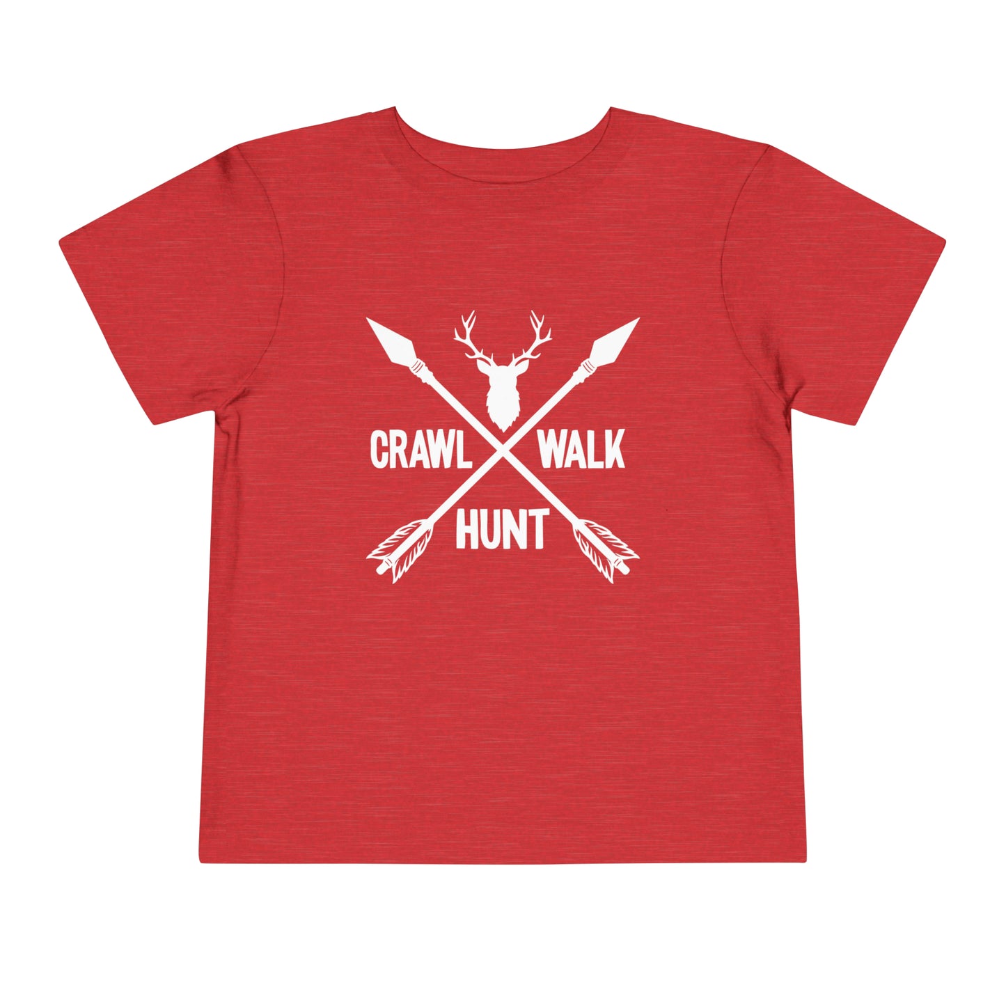 Crawl Walk Hunt Toddler T-Shirt