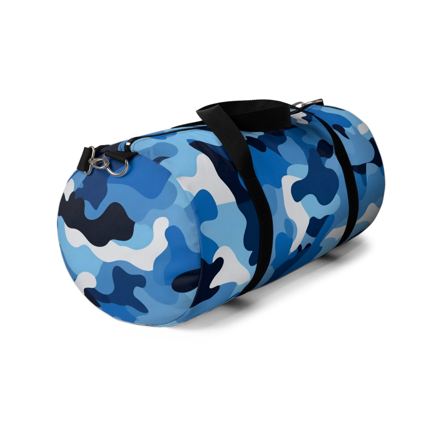 Blue Camo Duffel Bag