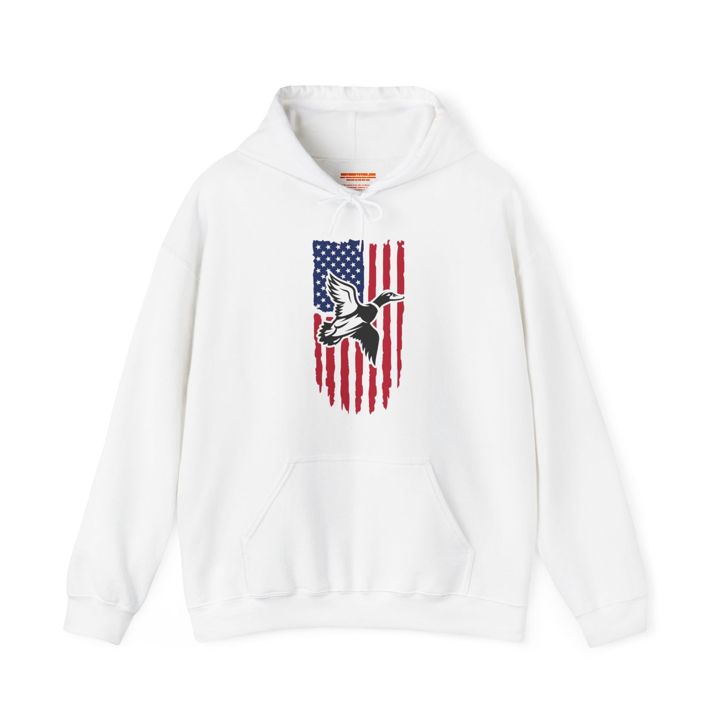 Duck American Flag Hooded Sweatshirt