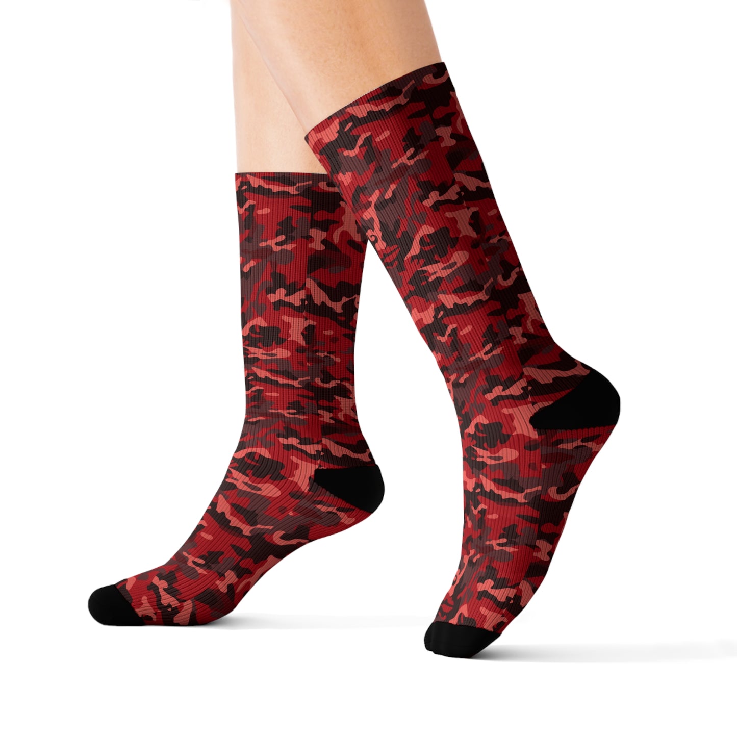 Red Camo Socks