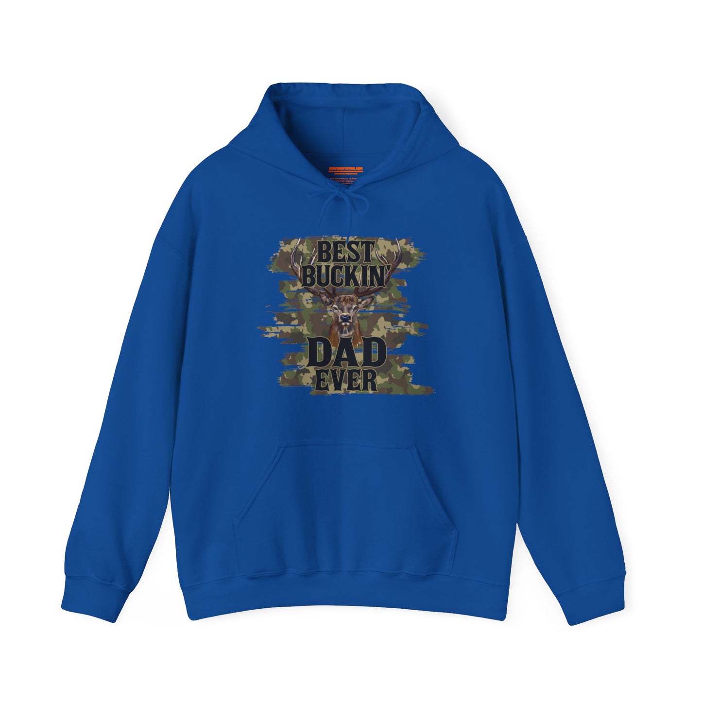 Best Buckin Dad Camo Hooded Sweatshirt