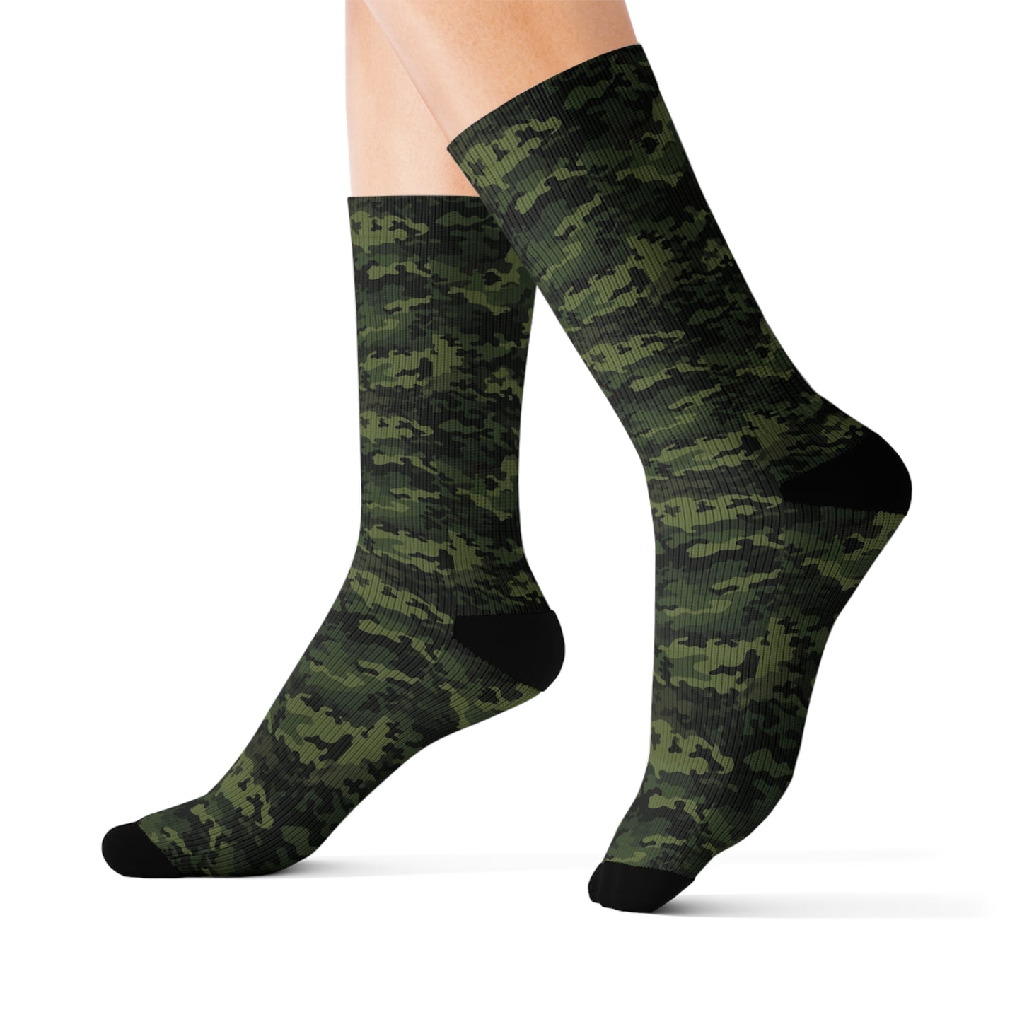 Green Camo Socks