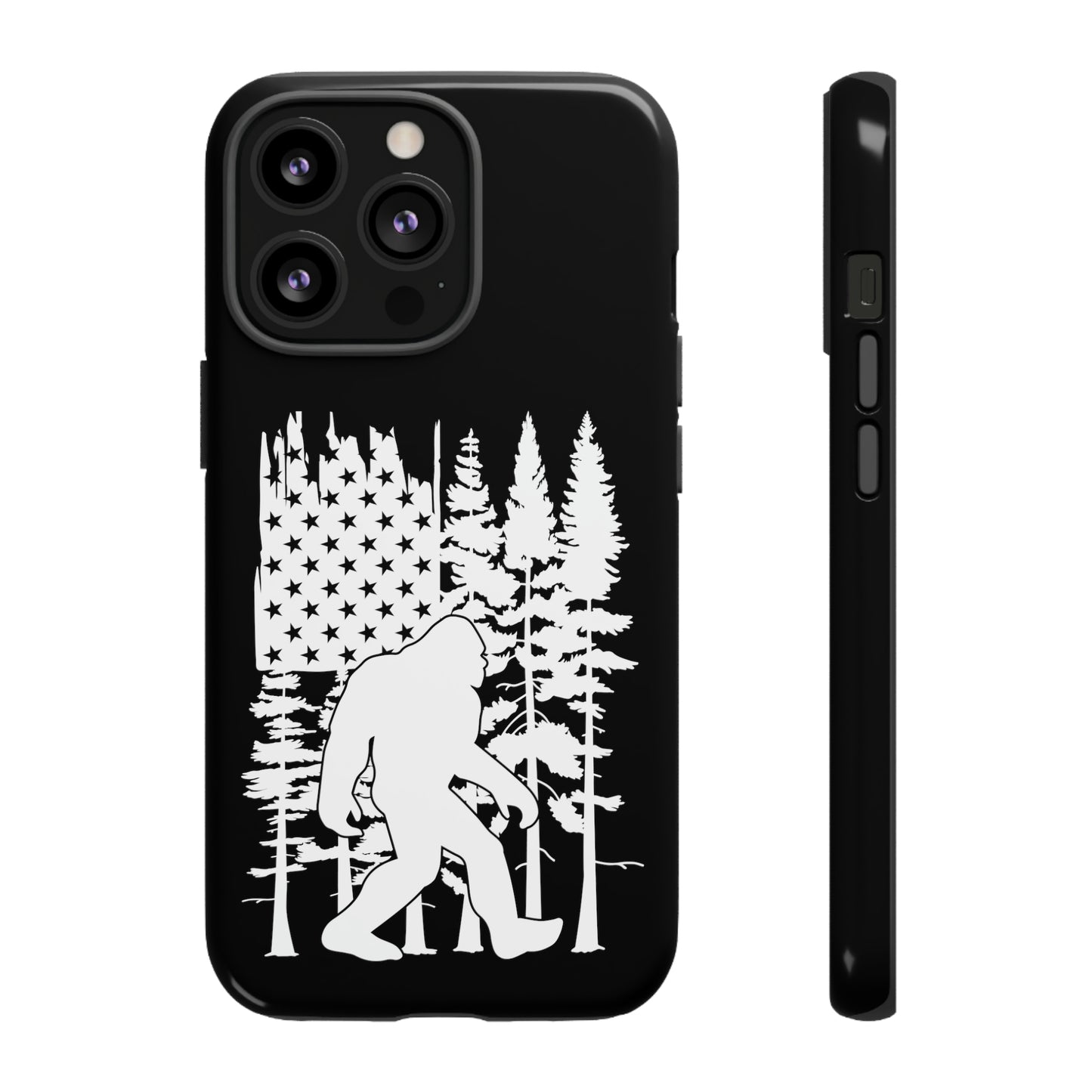 Bigfoot American Flag Phone Case