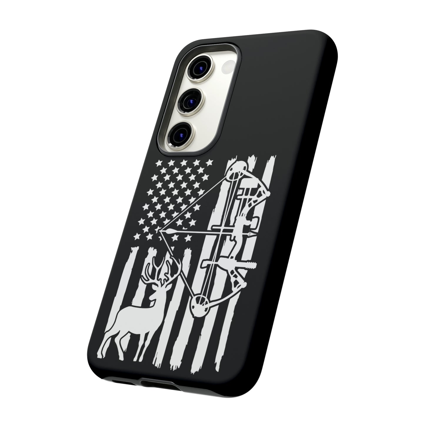 Deer Bow Hunter American Flag Phone Case