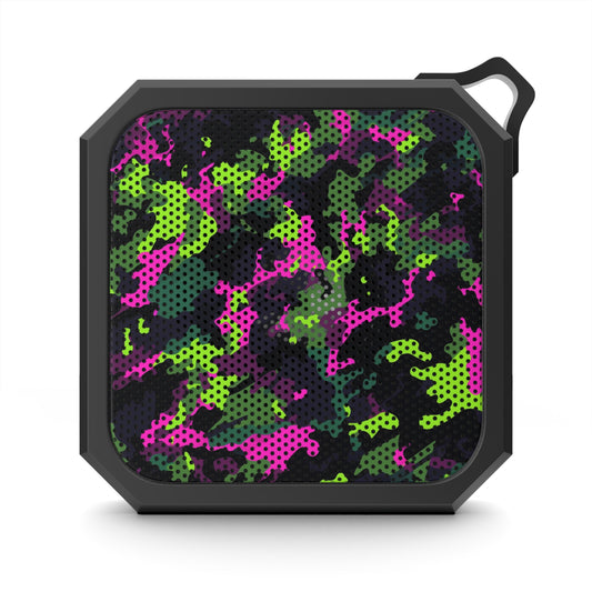 Neon Camo Waterproof Bluetooth Speaker