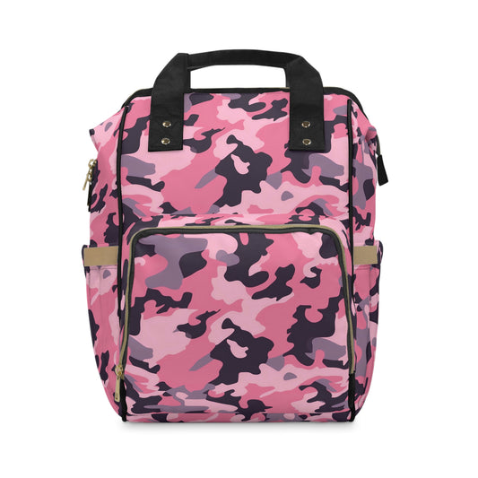 Pink Camo Diaper Backpack