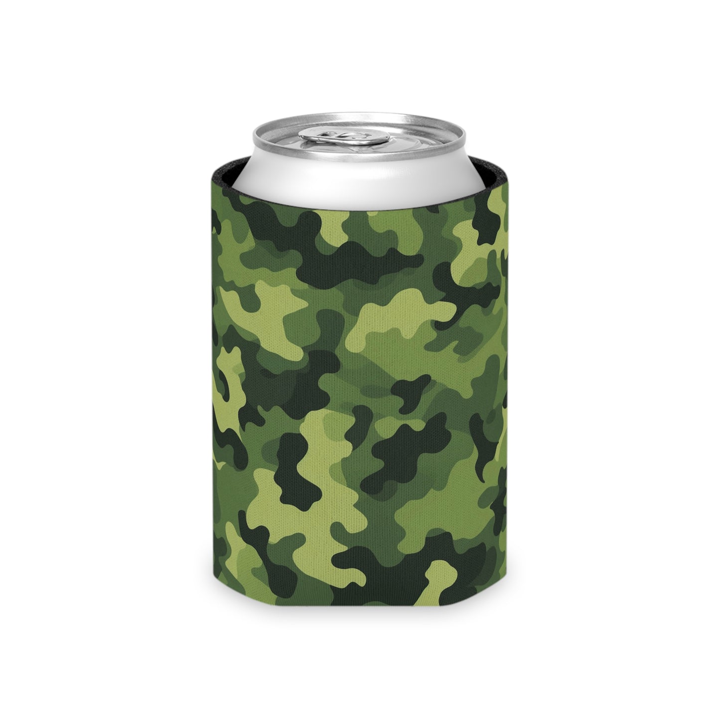 Light Green Camo Can Cooler