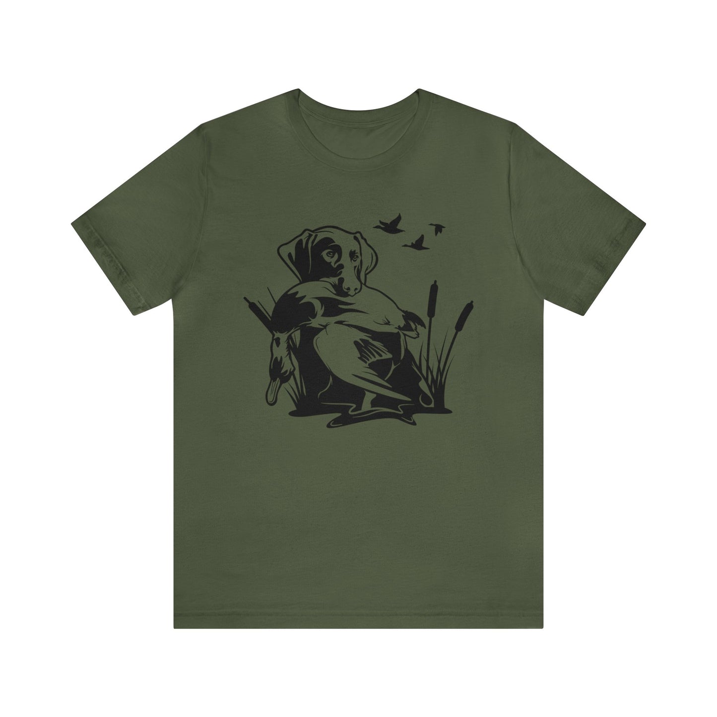 Hunting Dog with Duck T-Shirt