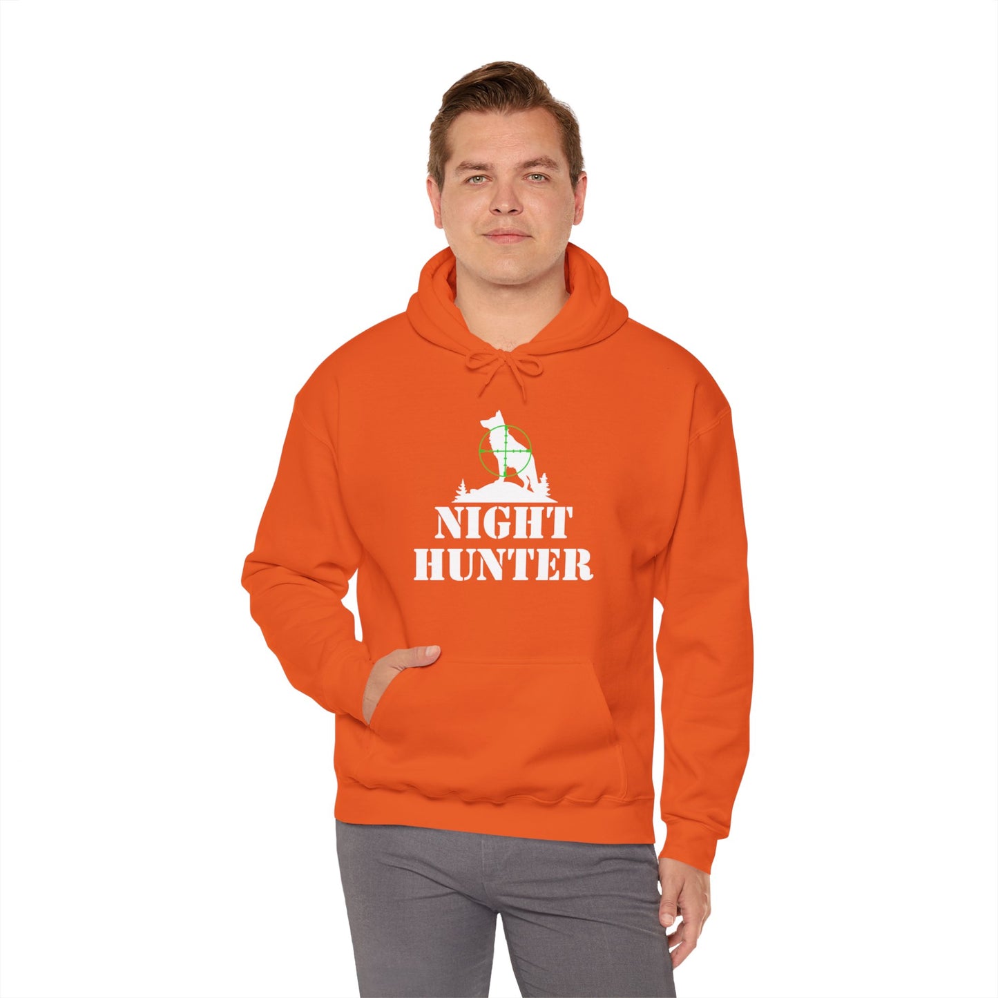 Coyote Night Hunter Green Dot Hooded Sweatshirt