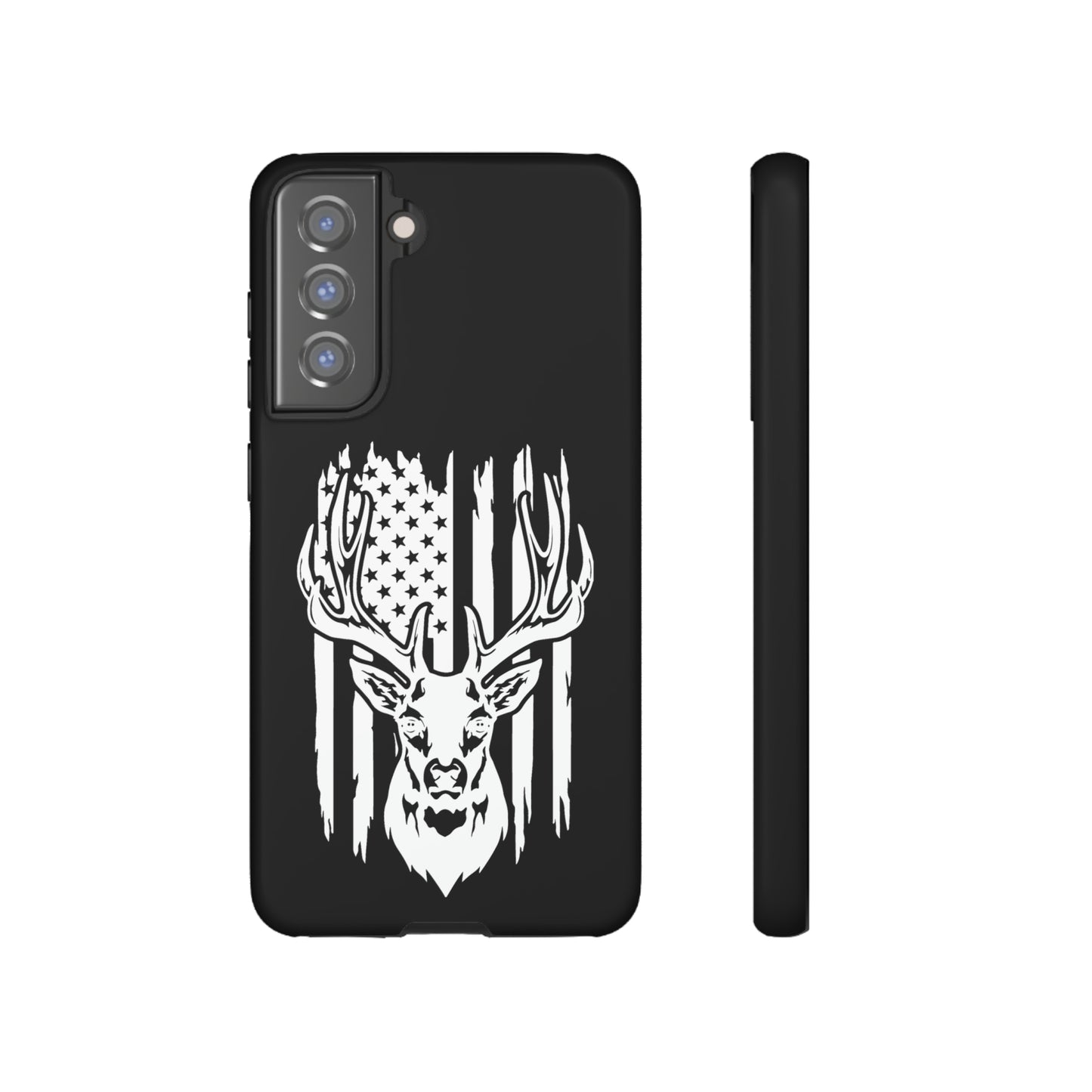 Deer Head American Flag Phone Case