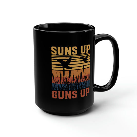 Suns Up Guns Up Duck Hunting Mug, 15oz