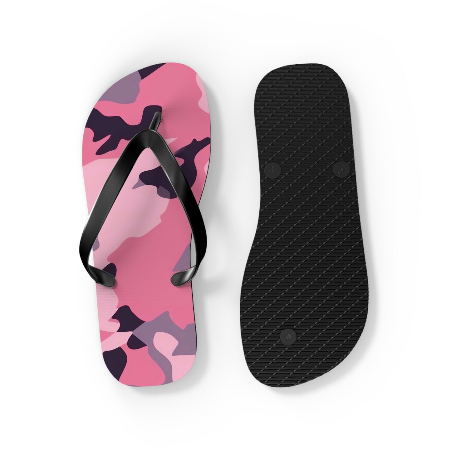 Pink Camo Flip Flops