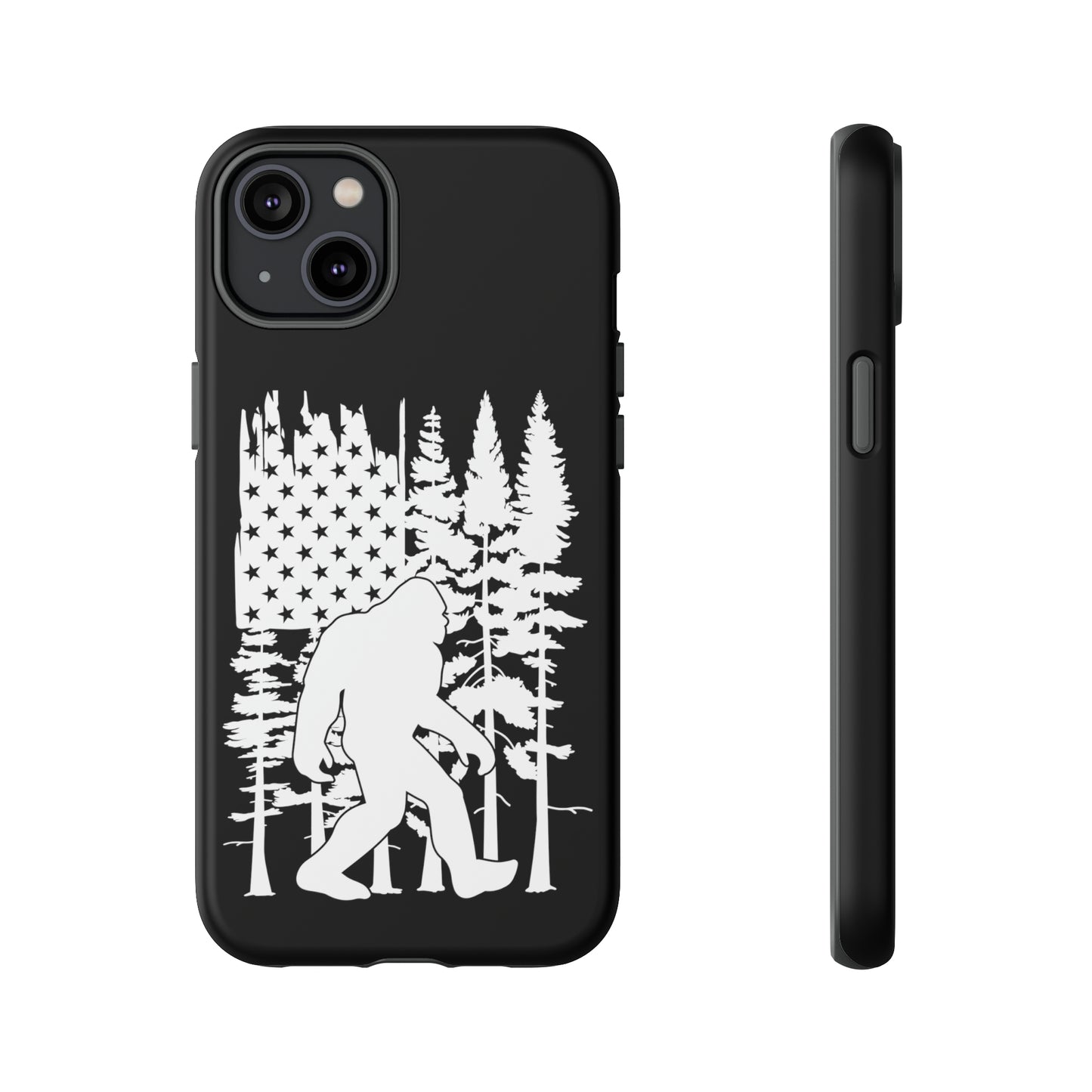 Bigfoot American Flag Phone Case