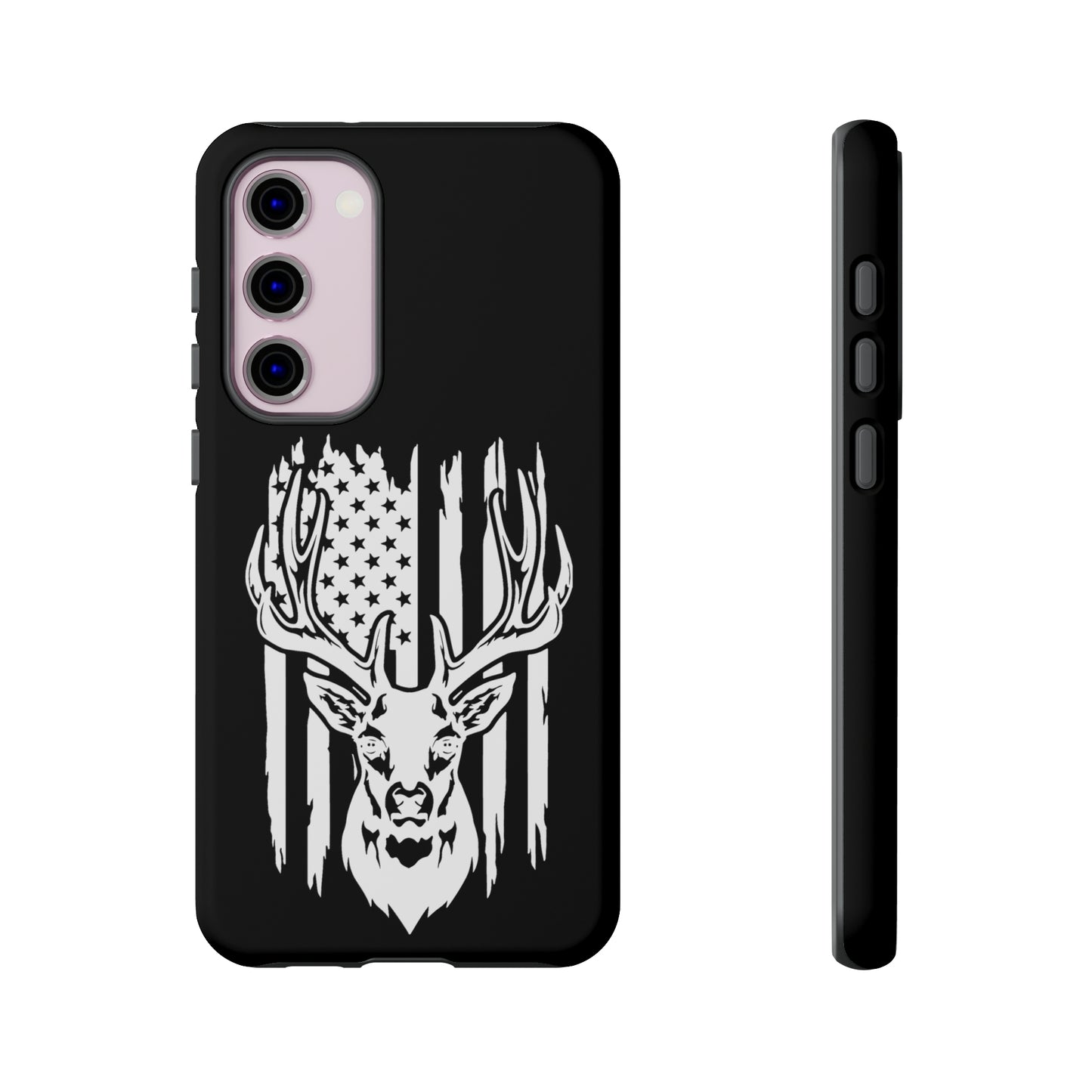 Deer Head American Flag Phone Case