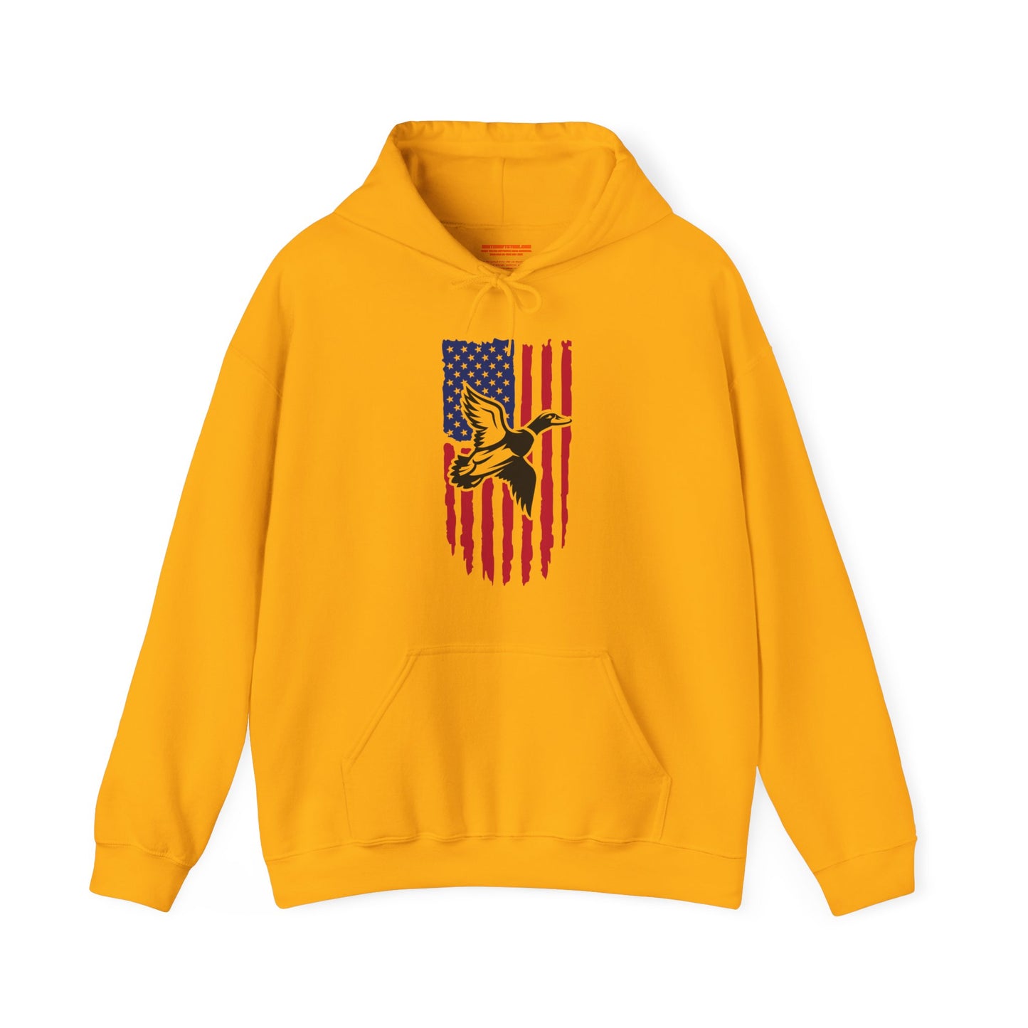 Duck American Flag Hooded Sweatshirt