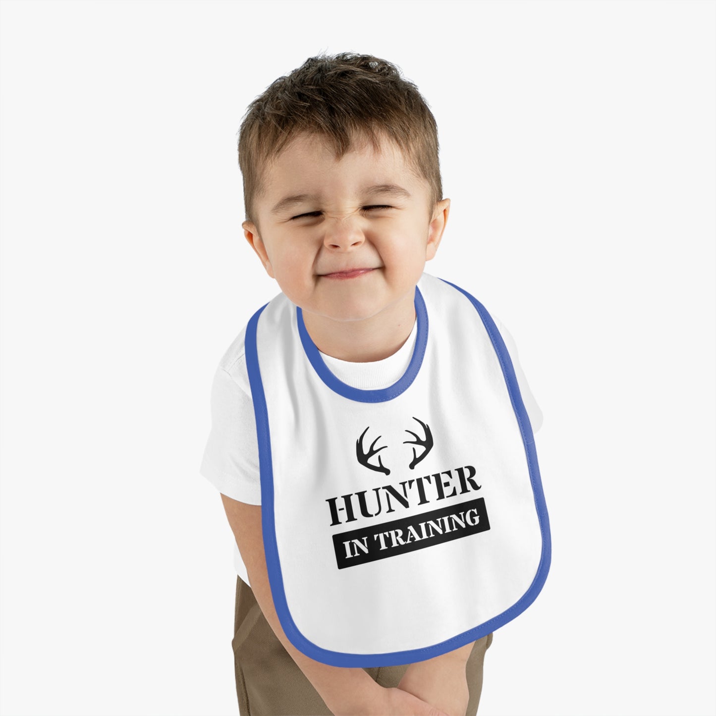 Hunter in Training Baby Jersey Bib