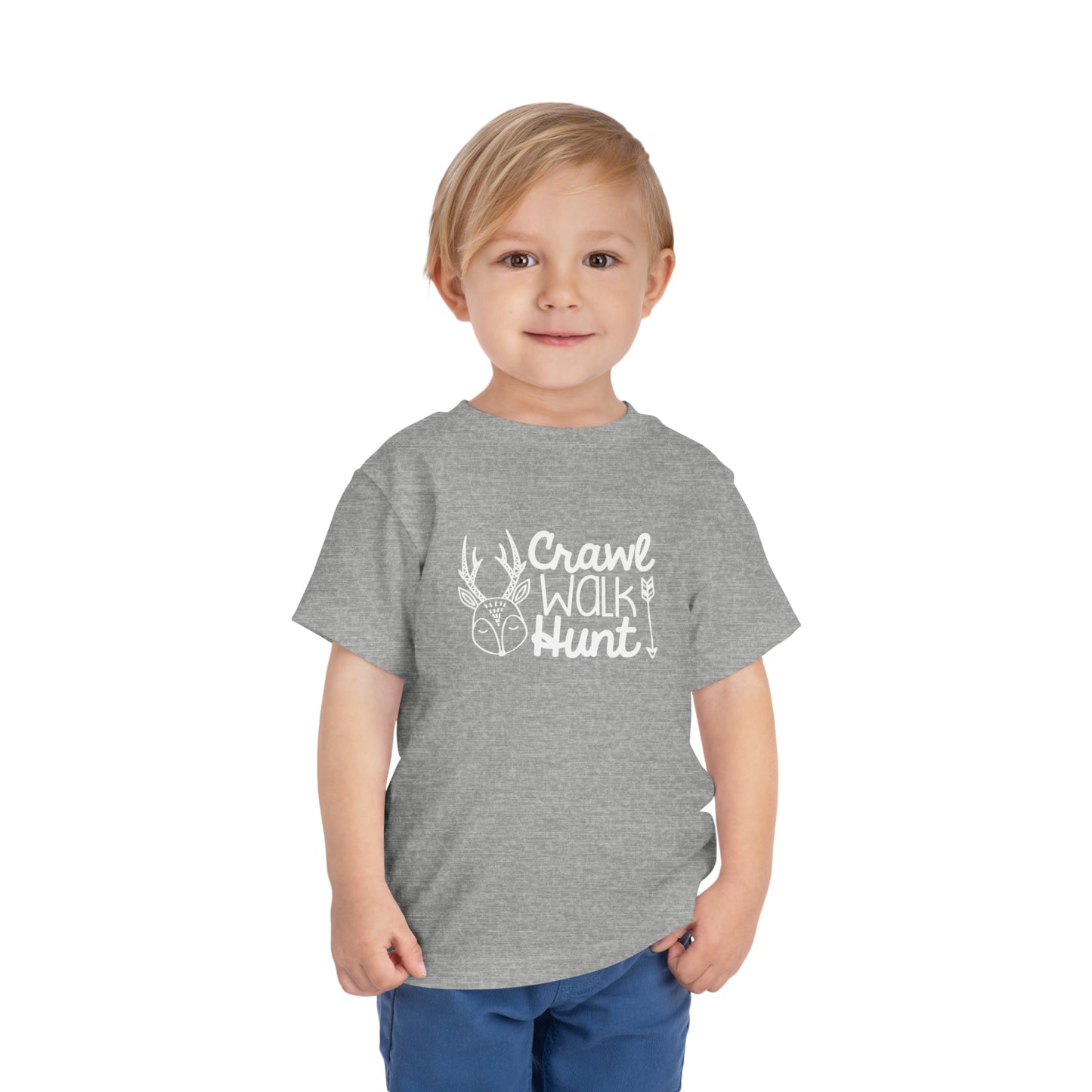 Crawl Walk Hunt Toddler T-Shirt