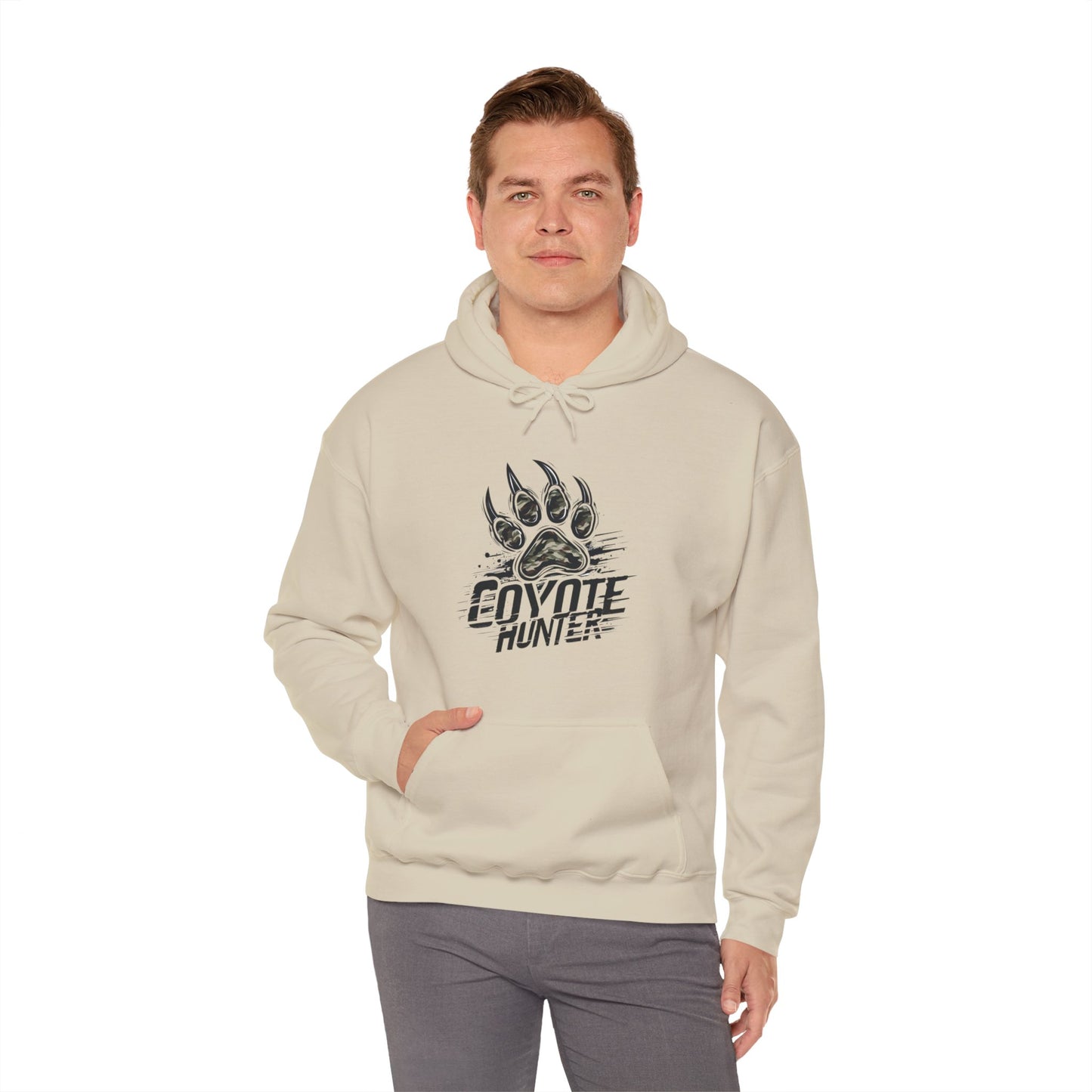 Coyote Hunter Paw Hooded Sweatshirt