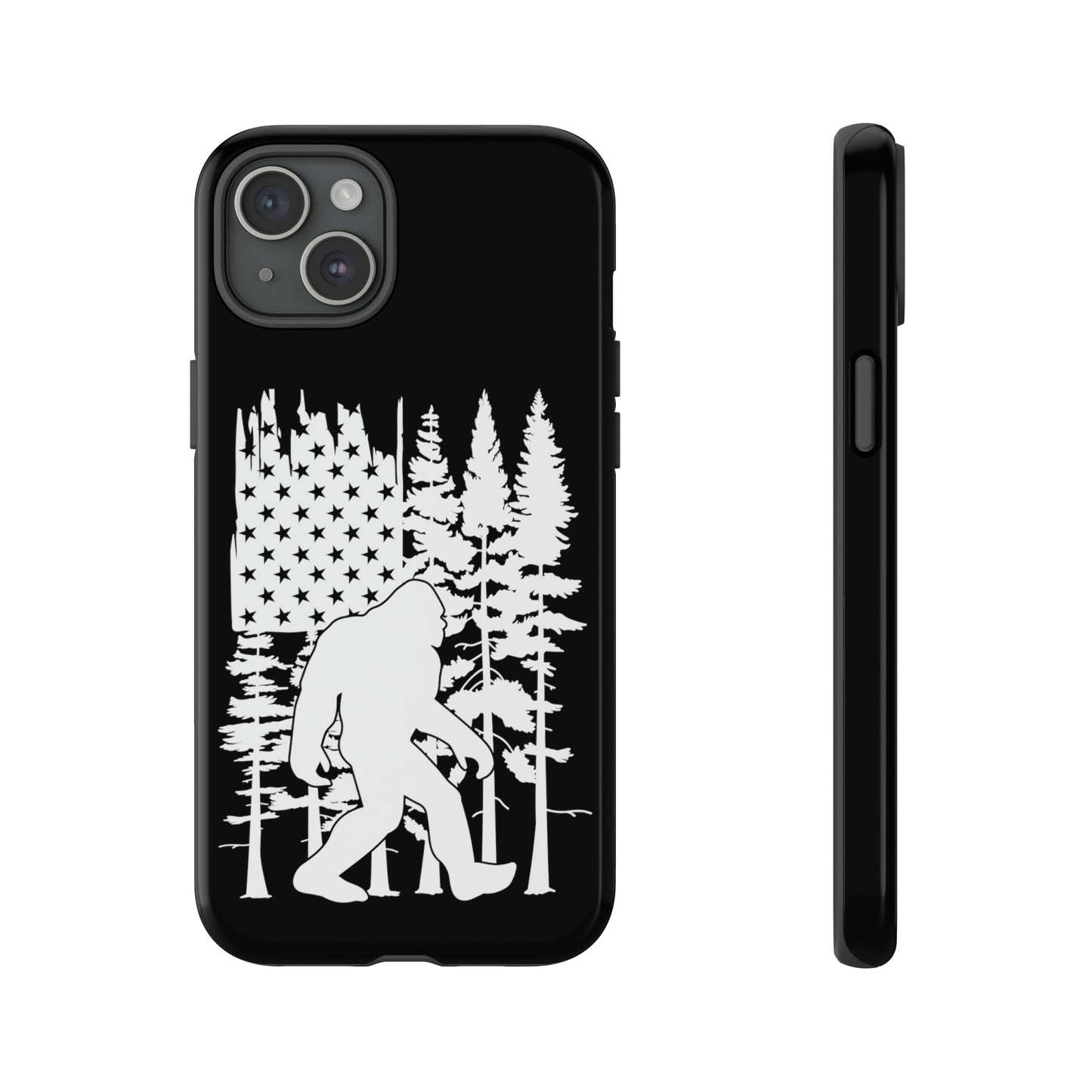 Bigfoot American Flag Phone Case