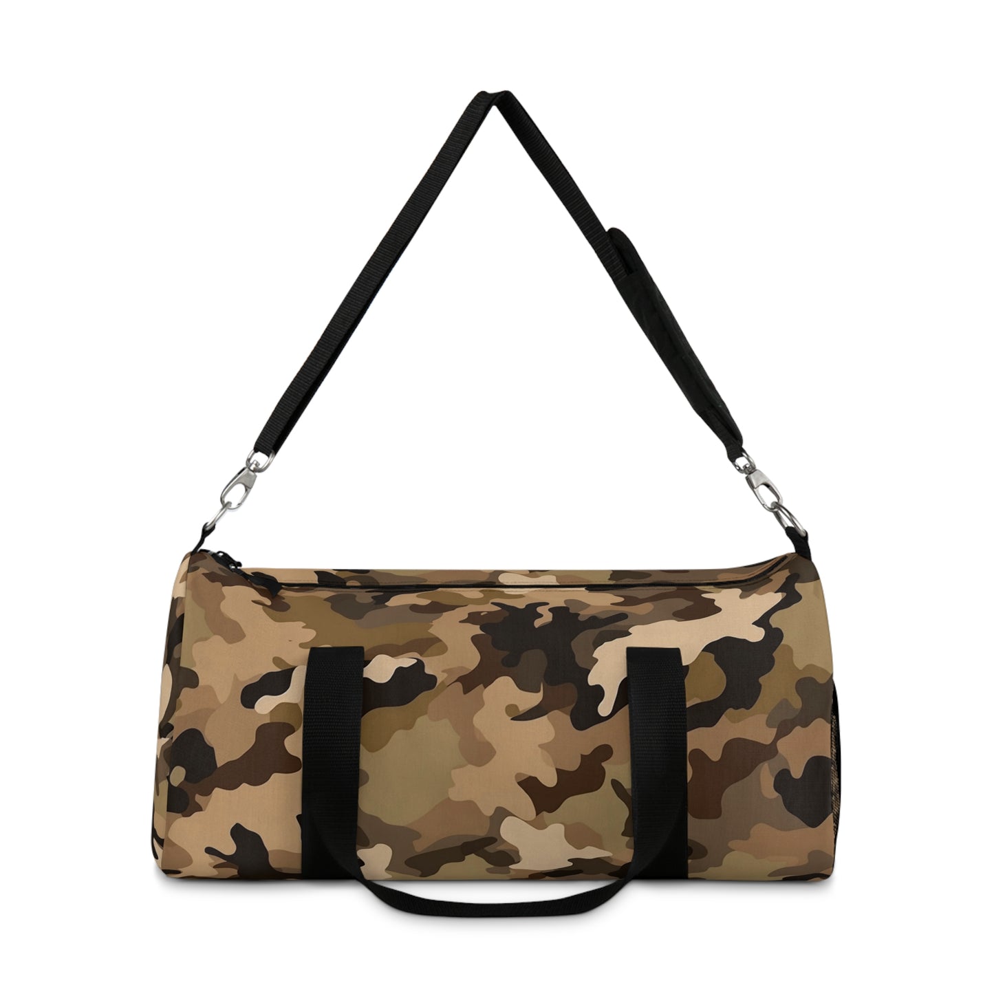 Brown Camo Duffel Bag