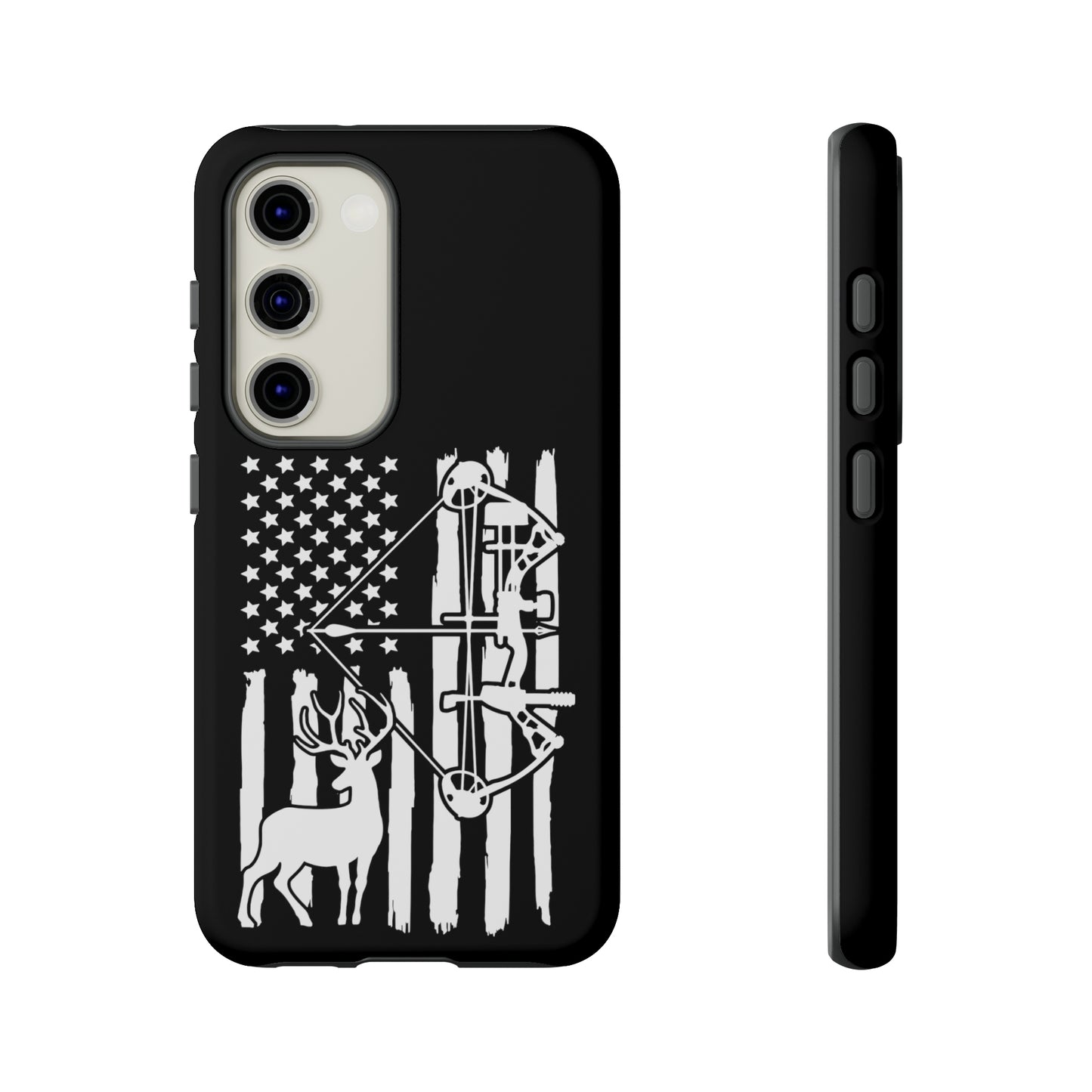 Deer Bow Hunter American Flag Phone Case