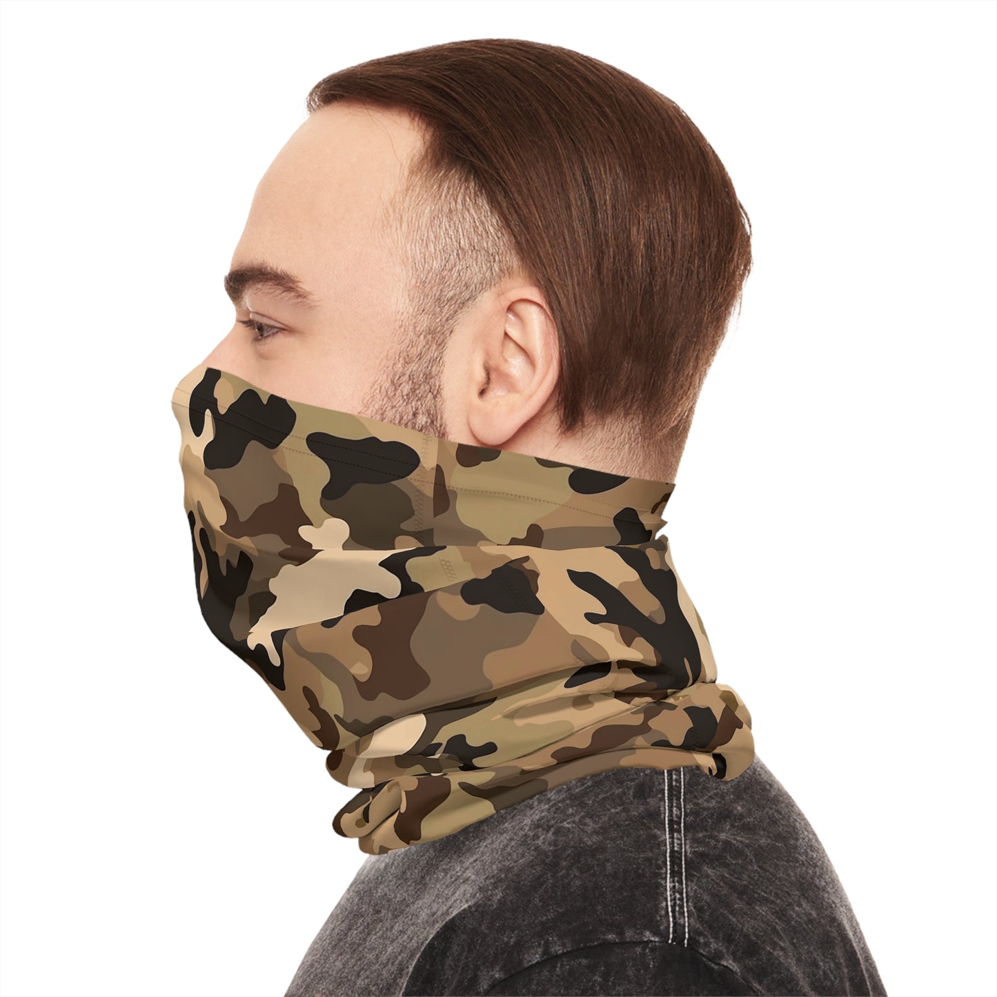 Brown Camo Neck Gaiter