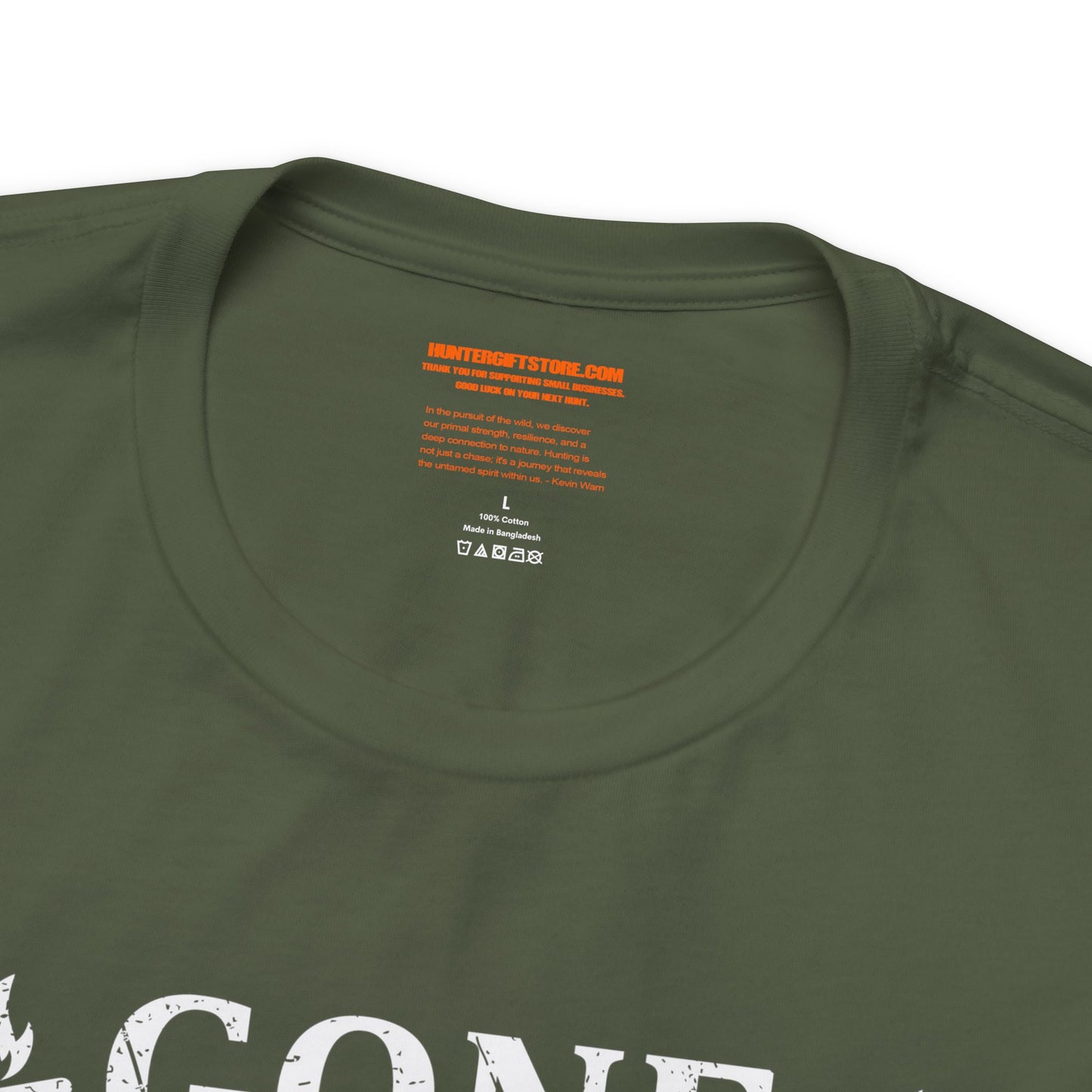 Gone Fishing Be Back Soon for Hunting T-Shirt