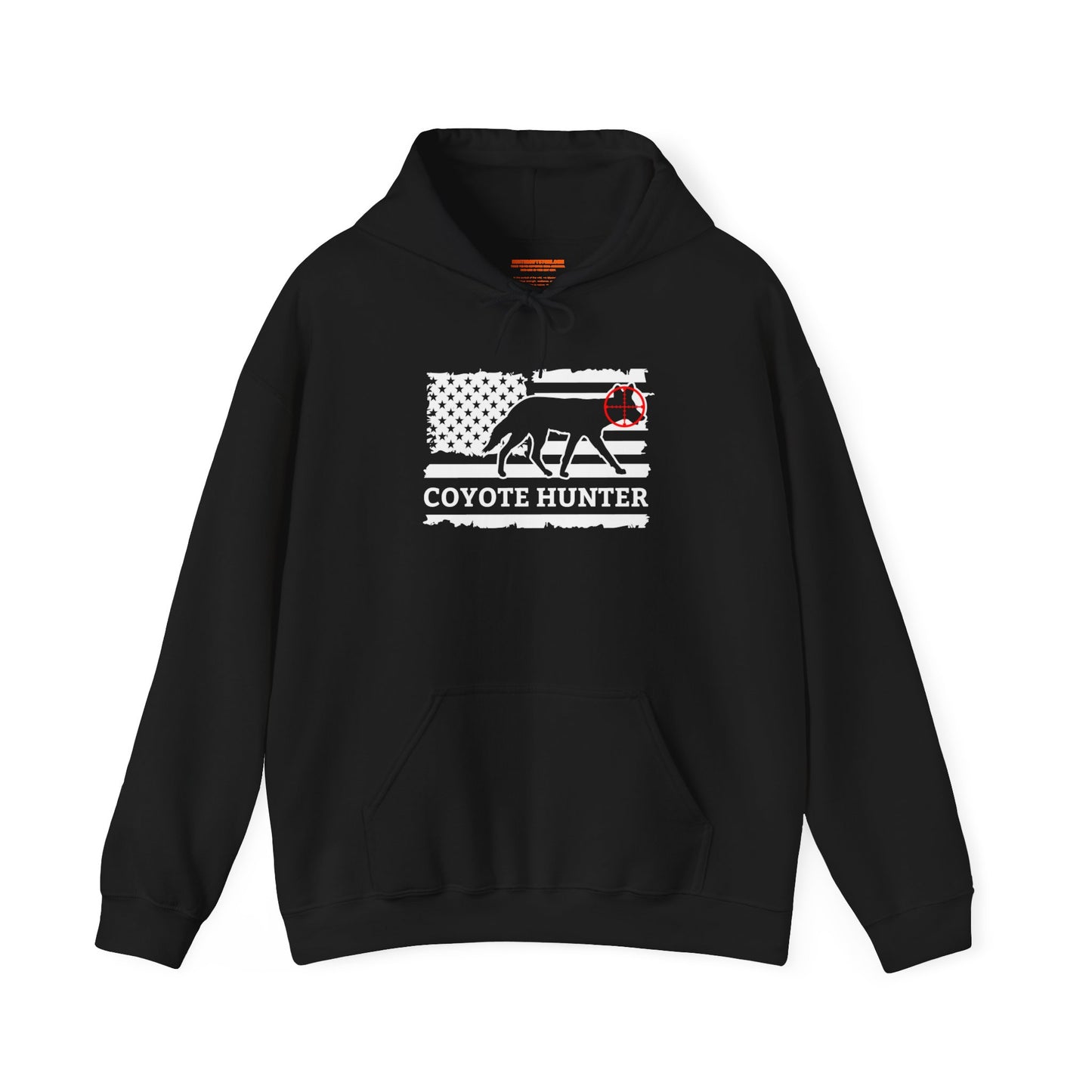 American Flag Coyote Hunter Hooded Sweatshirt