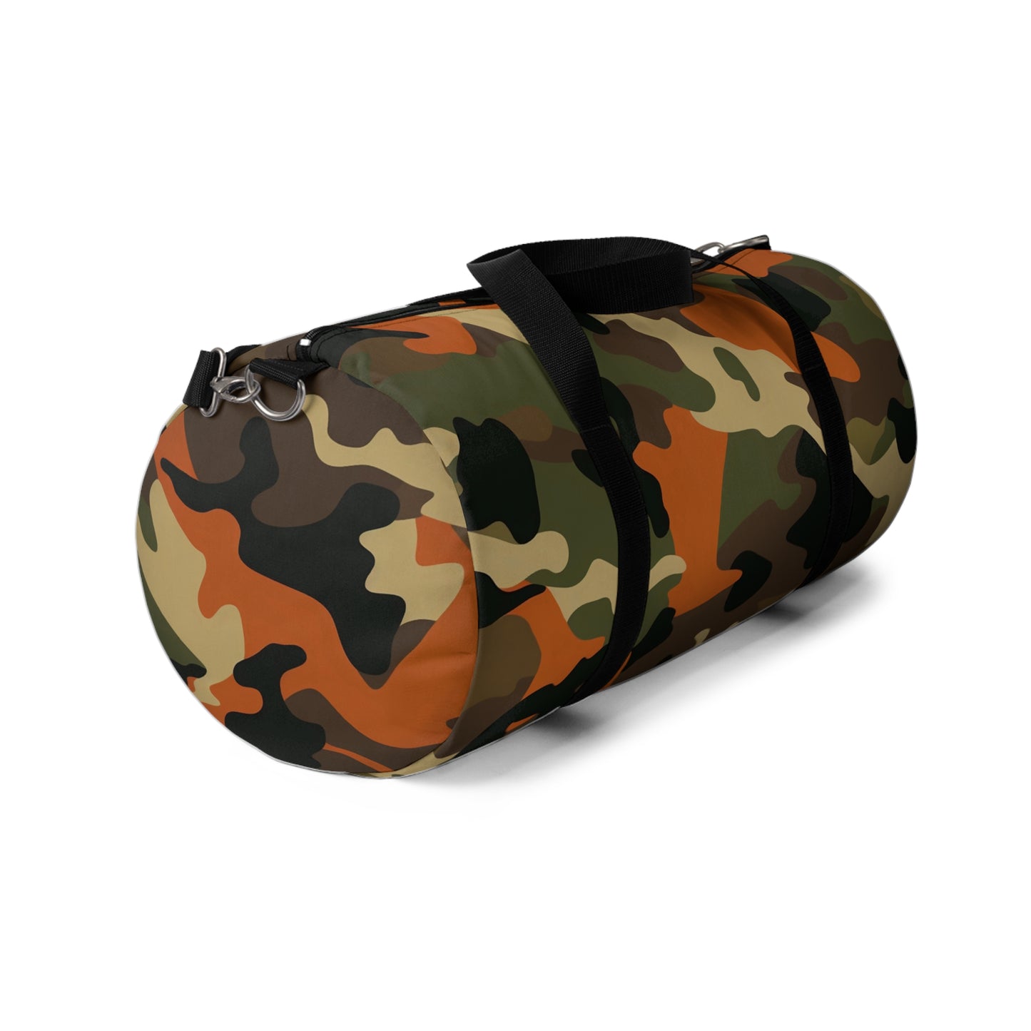 Orange Camo Duffel Bag