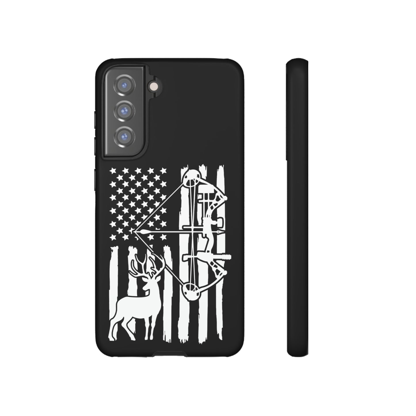 Deer Bow Hunter American Flag Phone Case