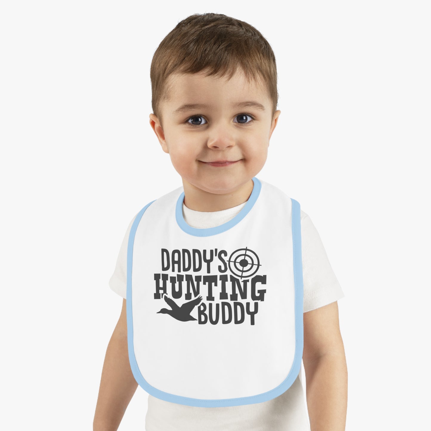 Daddy's Hunting Buddy Baby Jersey Bib