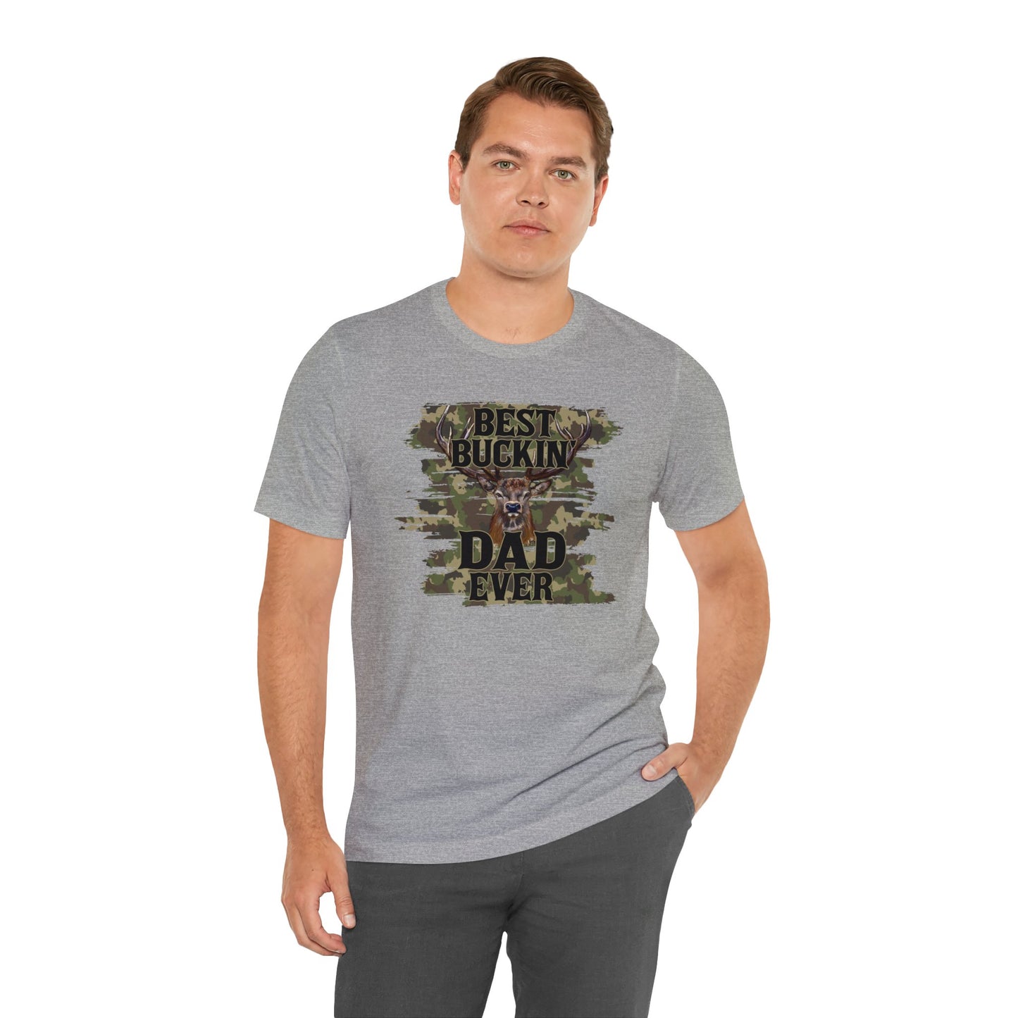 Best Bucking Dad Ever Camo T-Shirt