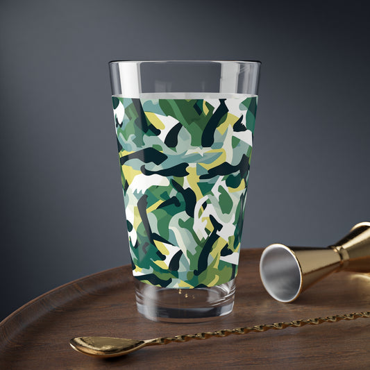 Camo Pint Glass