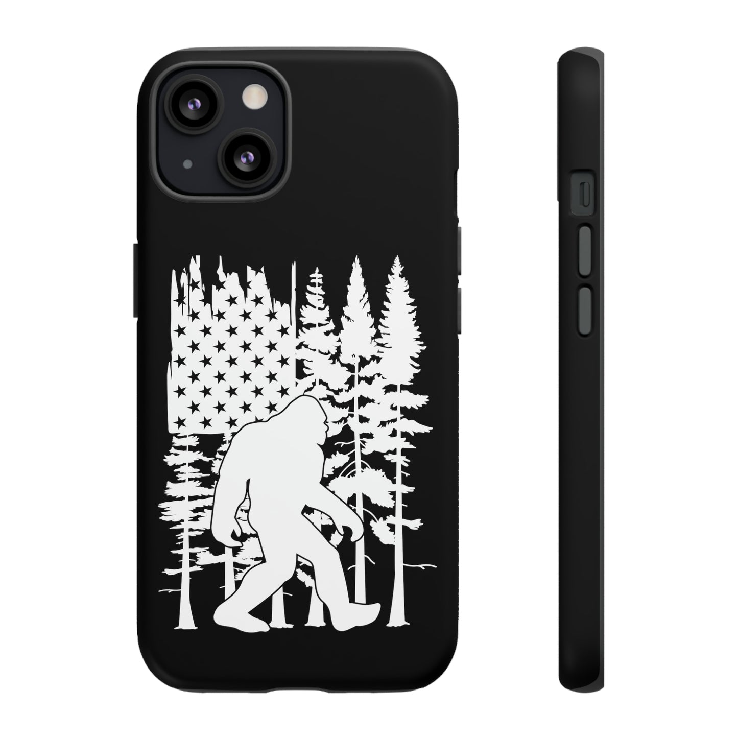 Bigfoot American Flag Phone Case