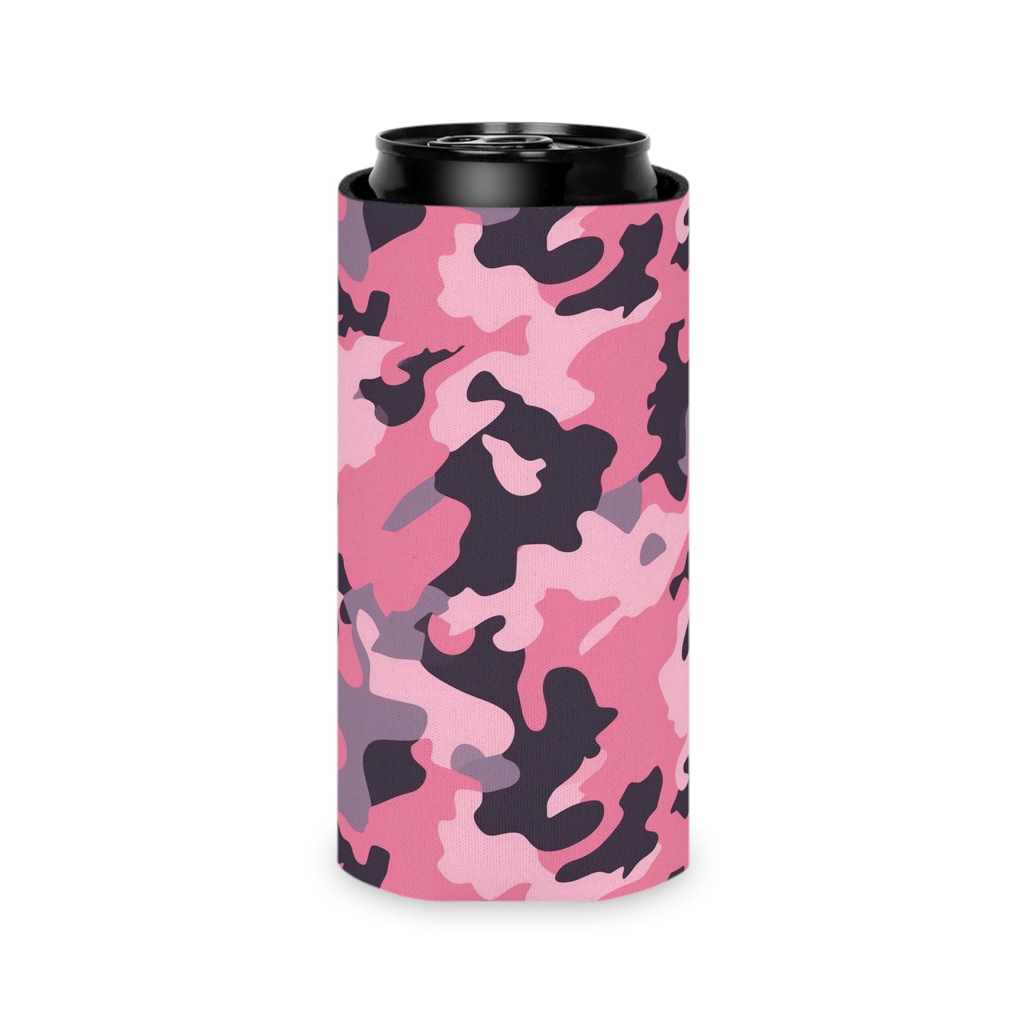 Pink Camo Can Cooler