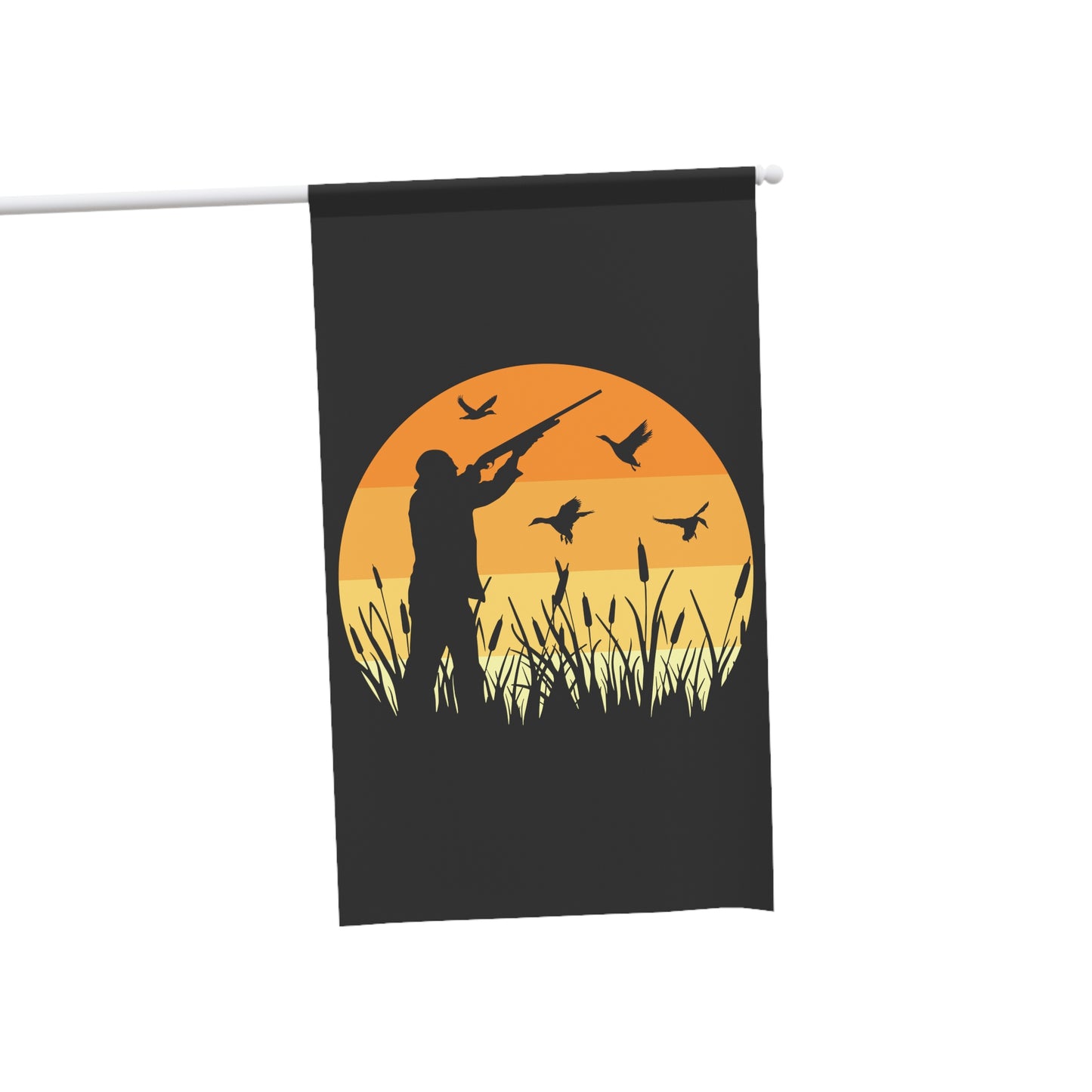 Duck Hunting Sunst Flag