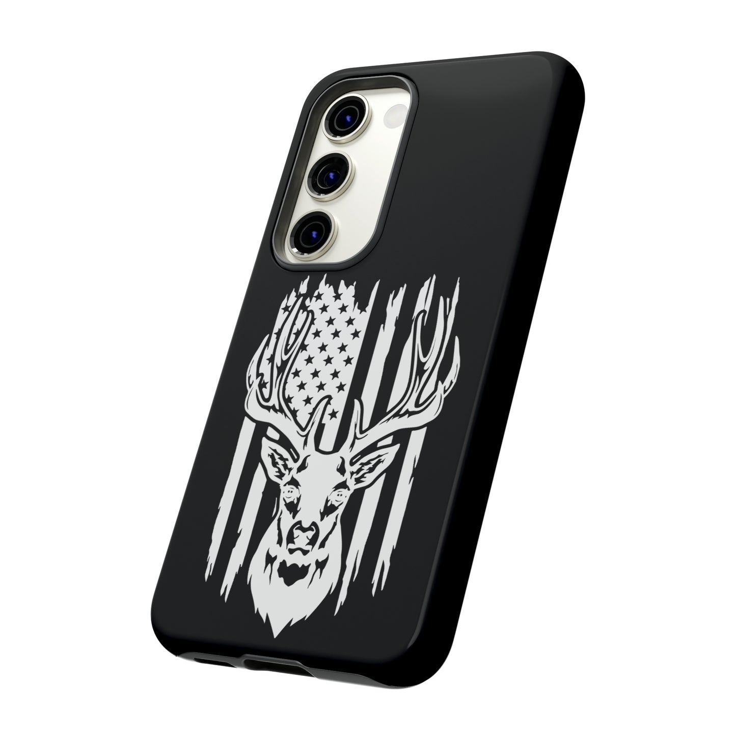 Deer Head American Flag Phone Case