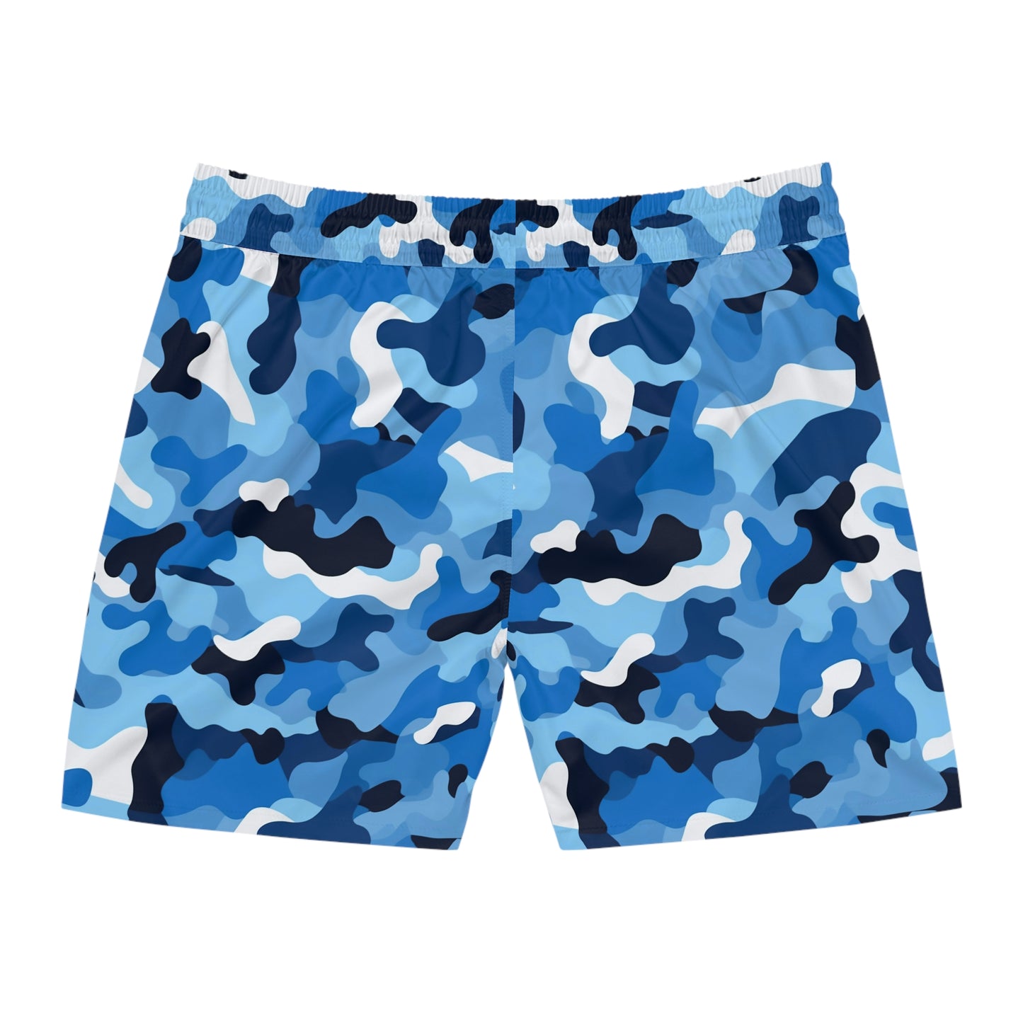 Blue Camo Swim Trunks