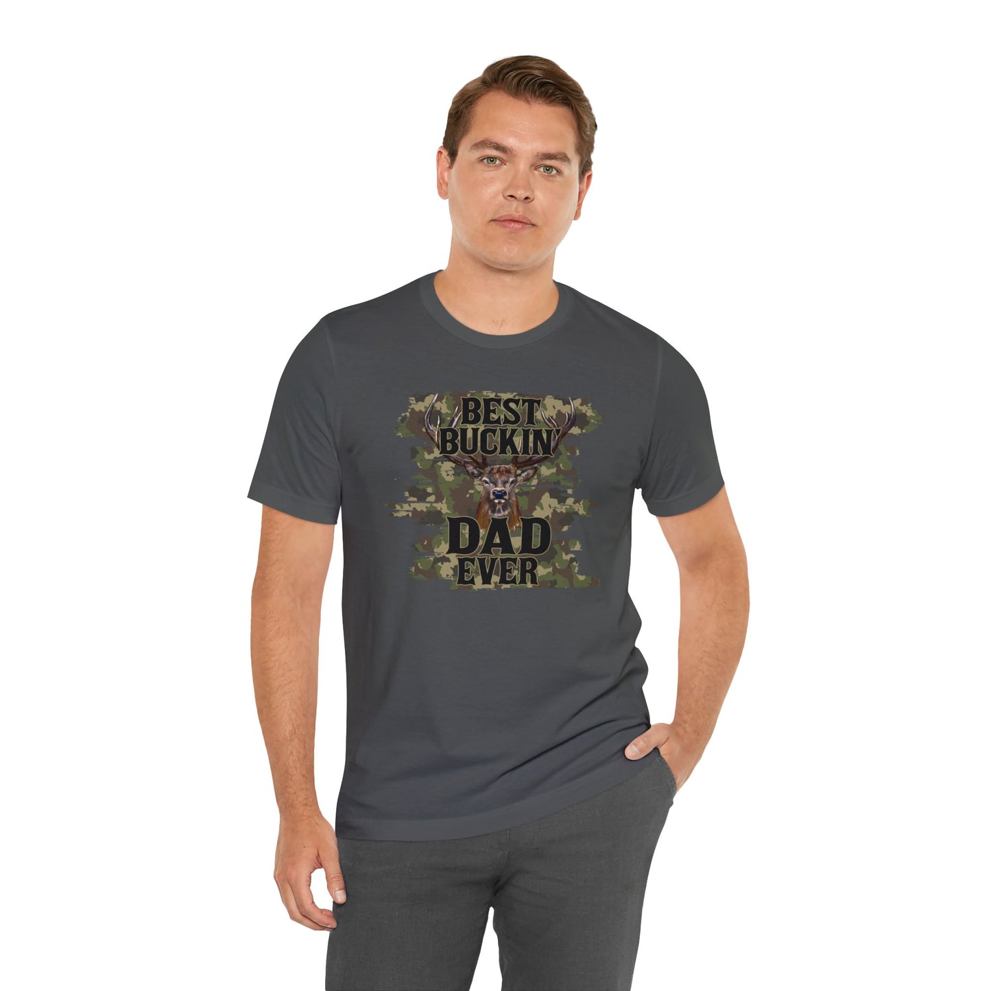 Best Bucking Dad Ever Camo T-Shirt