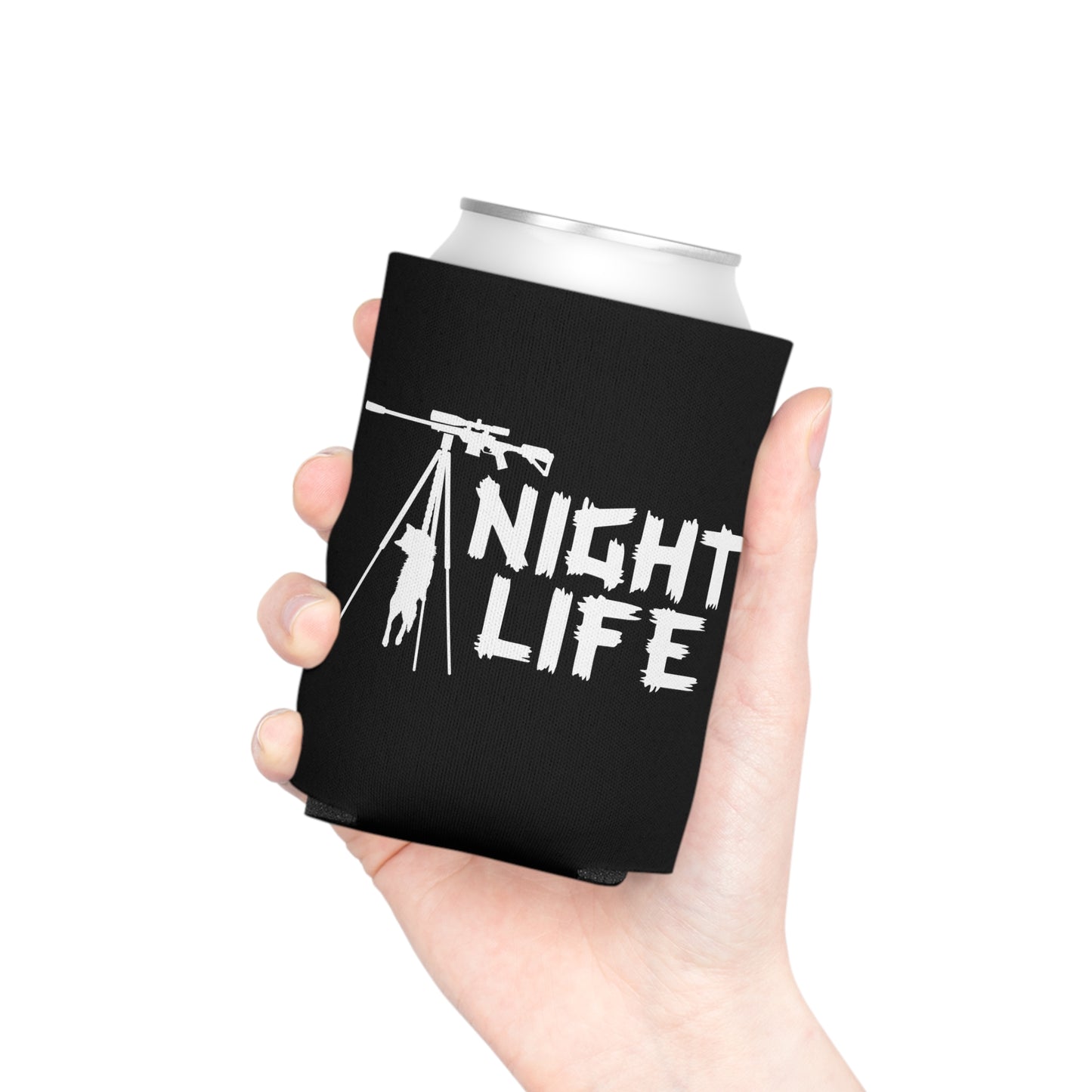 Night Life Coyote Hunting Can Cooler