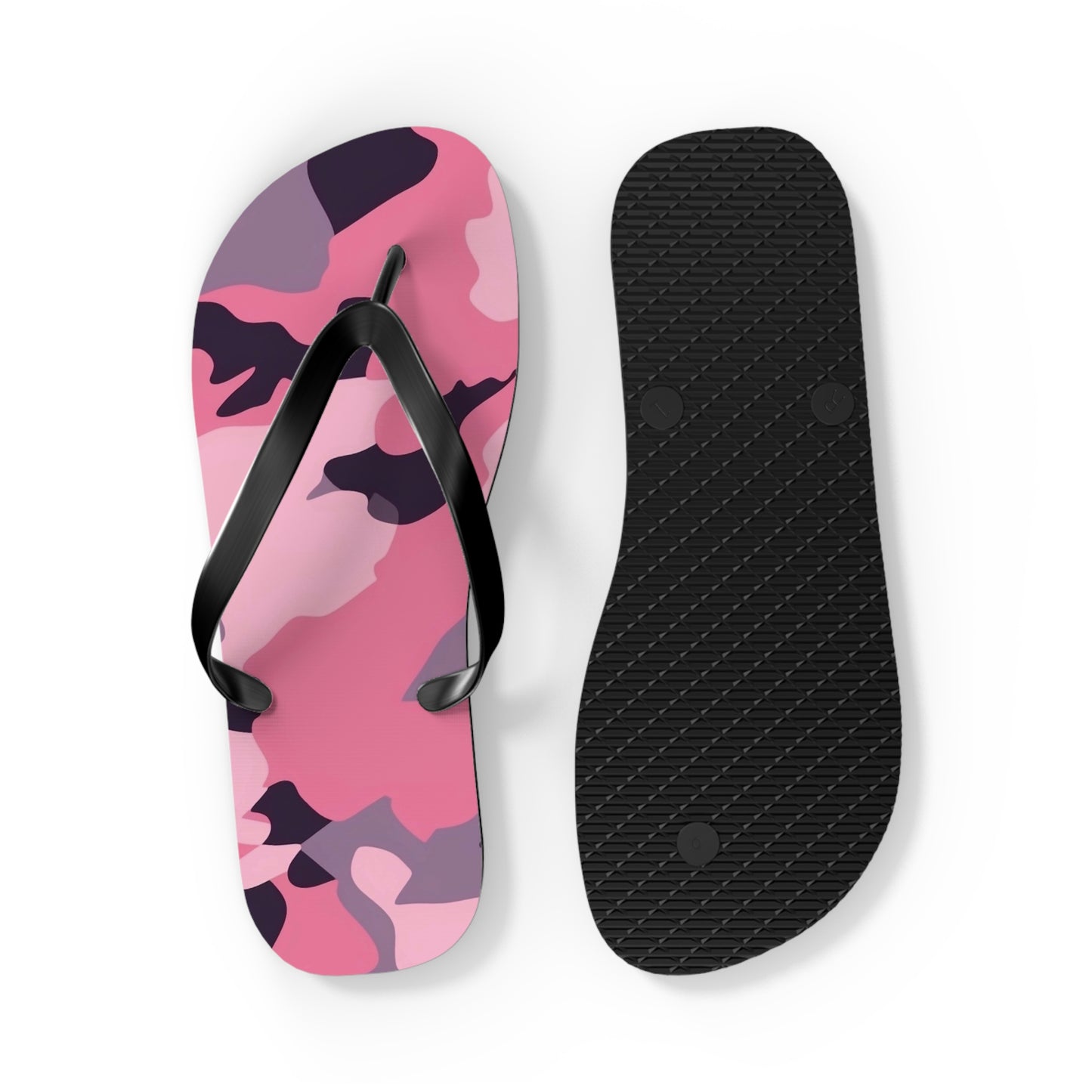 Pink Camo Flip Flops