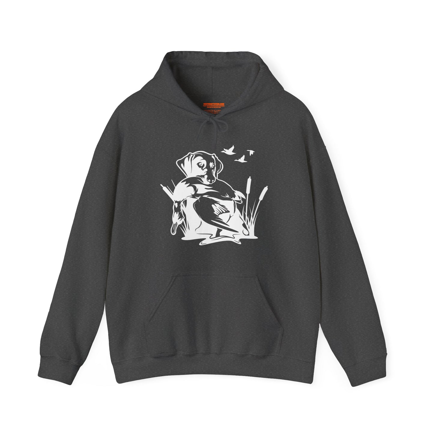 Duck Hunting Dog Scene Hooded Sweatshirt