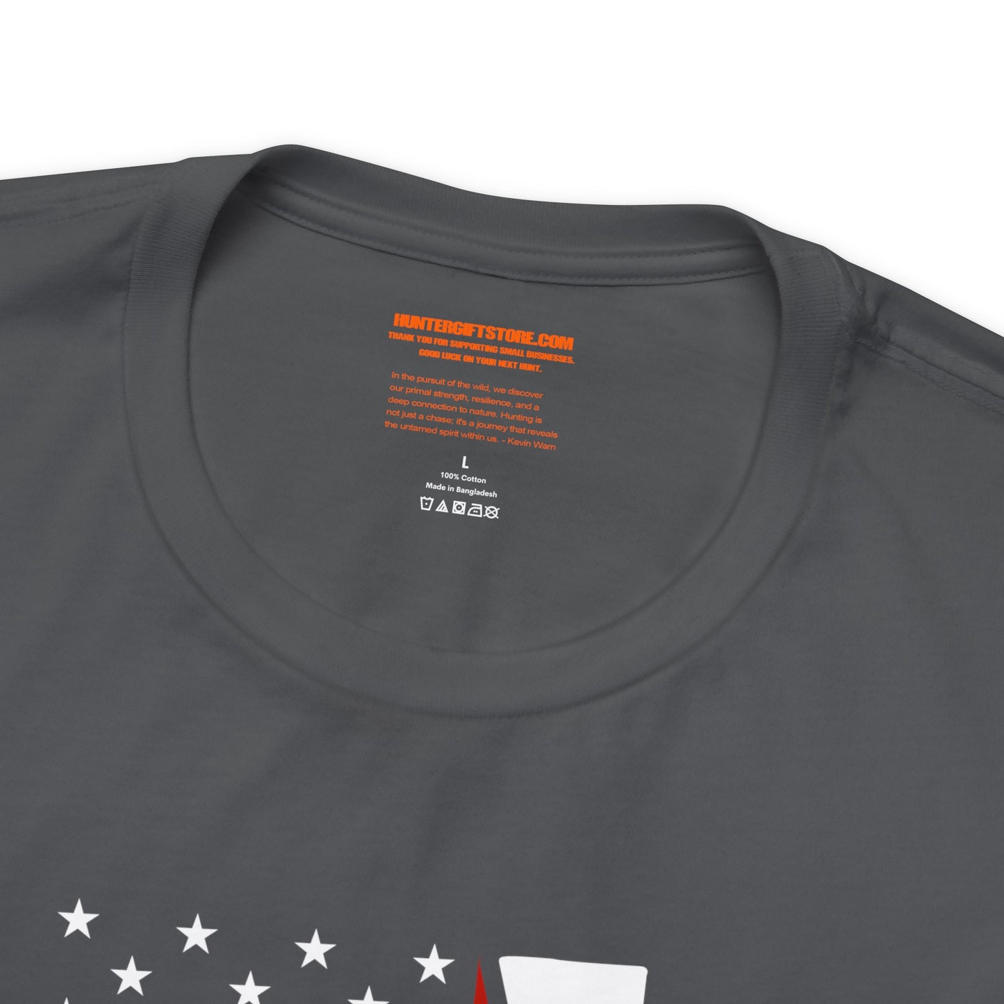 Elk American Flag Gun T-Shirt