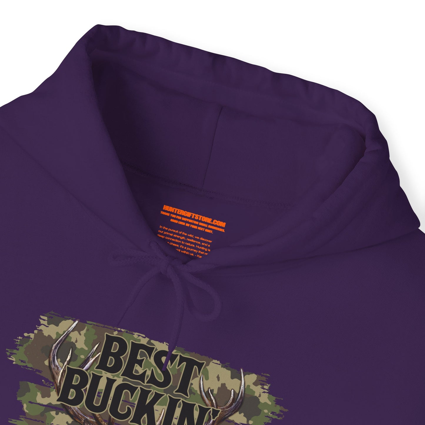 Best Buckin Dad Camo Hooded Sweatshirt