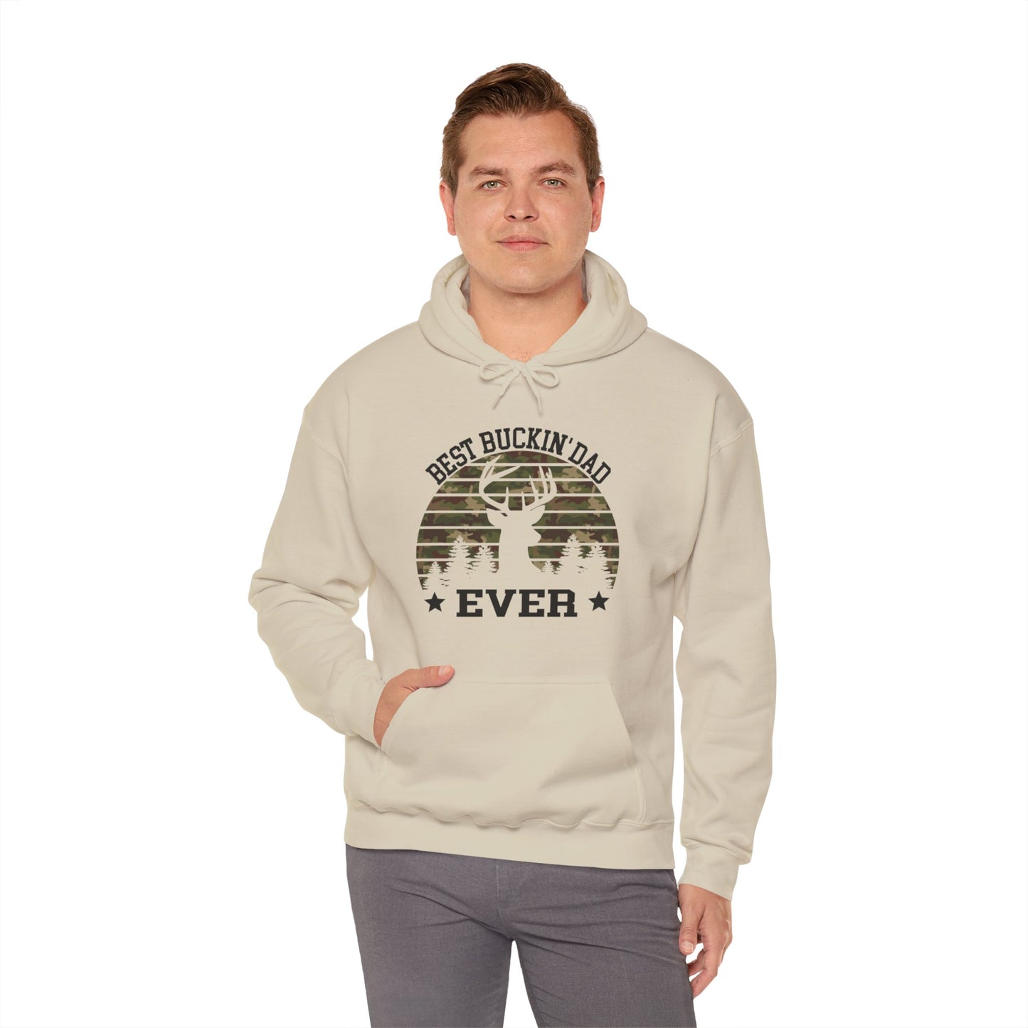 Best Bucking Dad Ever Hooded Sweatshirt