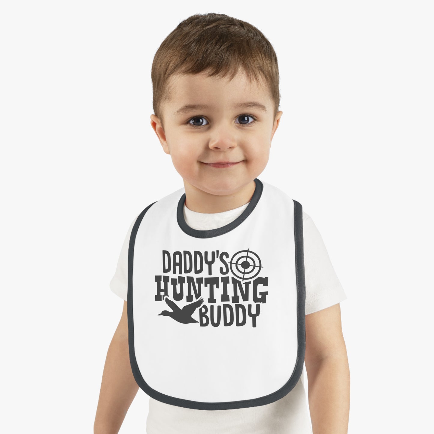 Daddy's Hunting Buddy Baby Jersey Bib