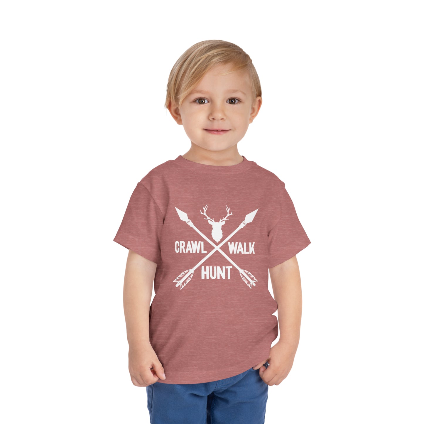 Crawl Walk Hunt Toddler T-Shirt